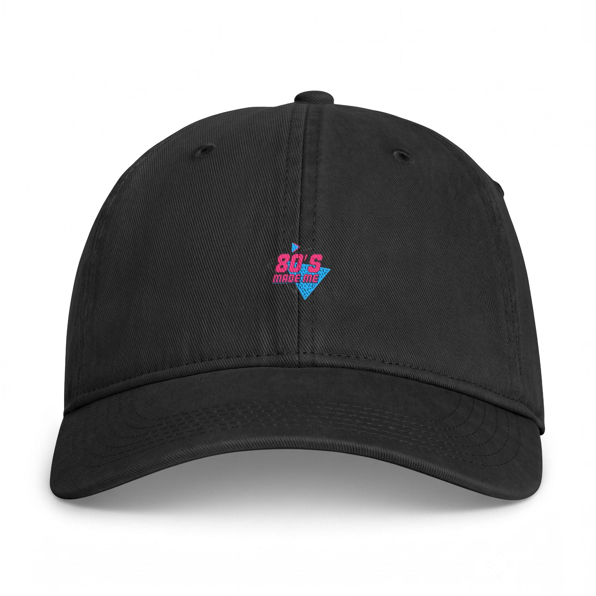 '80s Coastal Vibes Cap – Retro Neon Heart Washed Baseball Hat