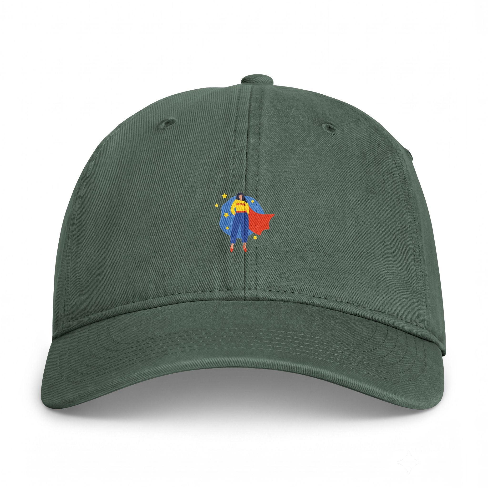 Superhero Coastal Washed Cap — Embroidered Kid-Friendly Cape Design