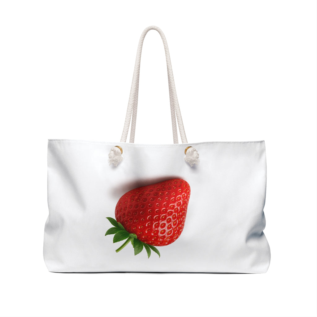 Watermelon and Strawberry Weekender Bag | Summer Fruit Tote