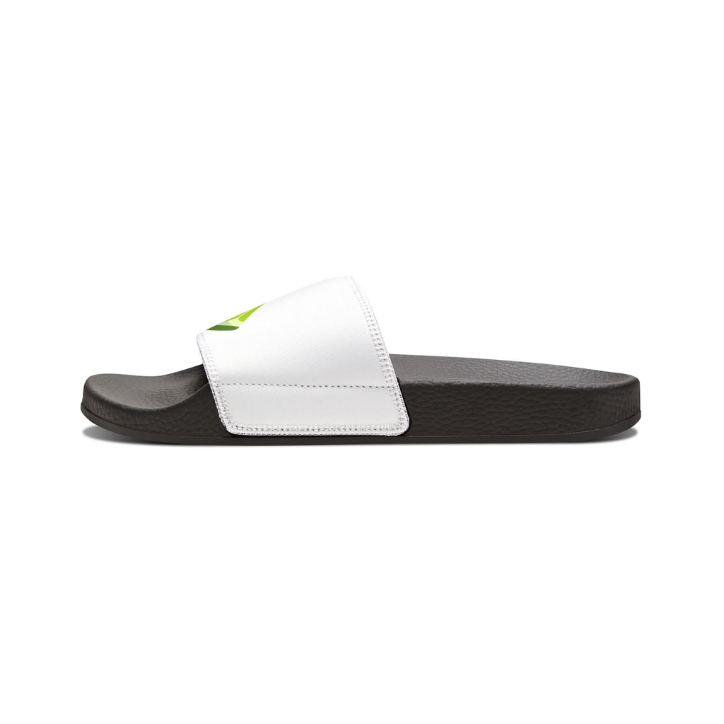 Tropical Leaf Slide Sandals | Removable Strap Sandal