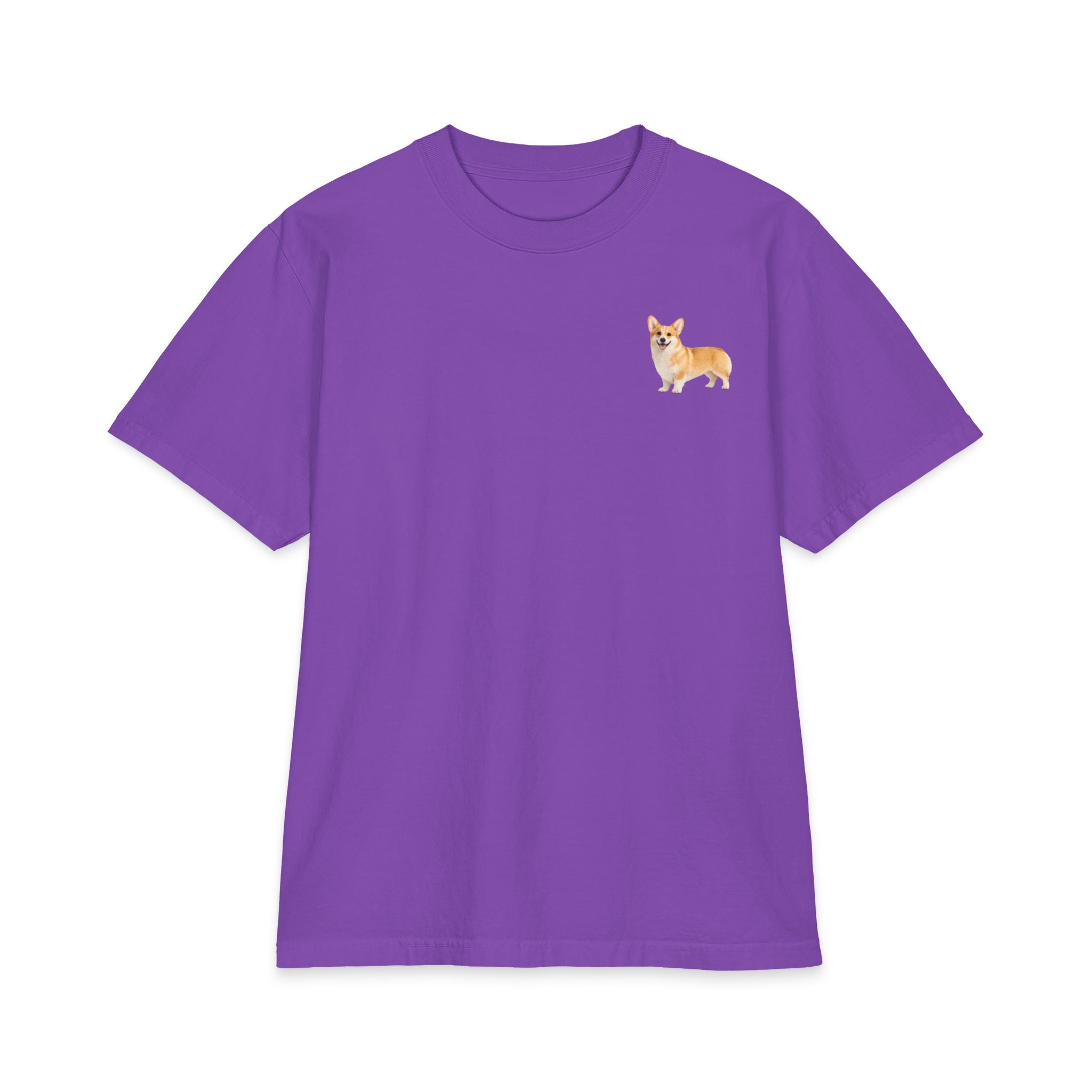 Tiny Corgi Portrait T-Shirt | Small Chest Dog Illustration