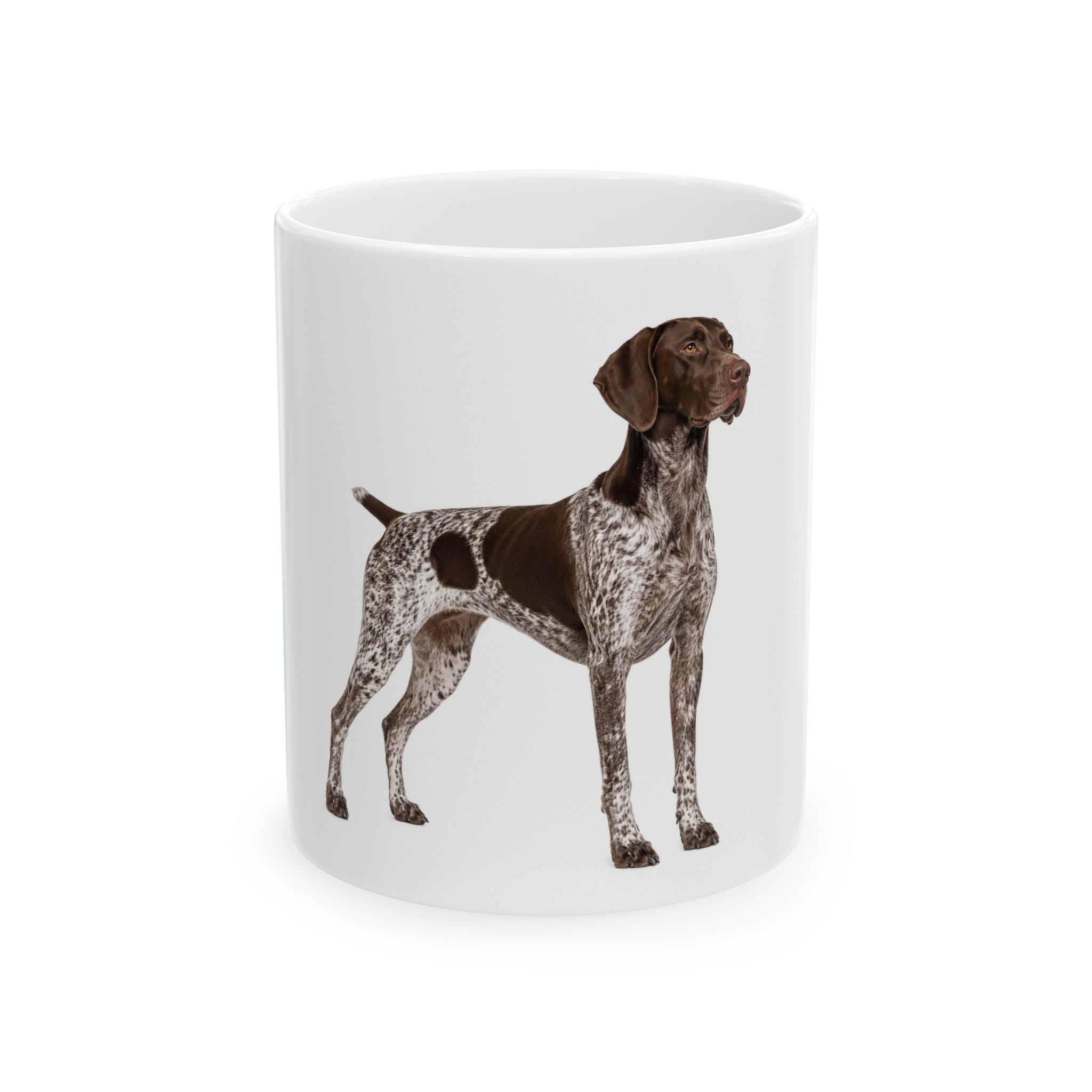 German Shorthaired Pointer Mug | Dog Breed Coffee Cup, Hunting Dog Illustration