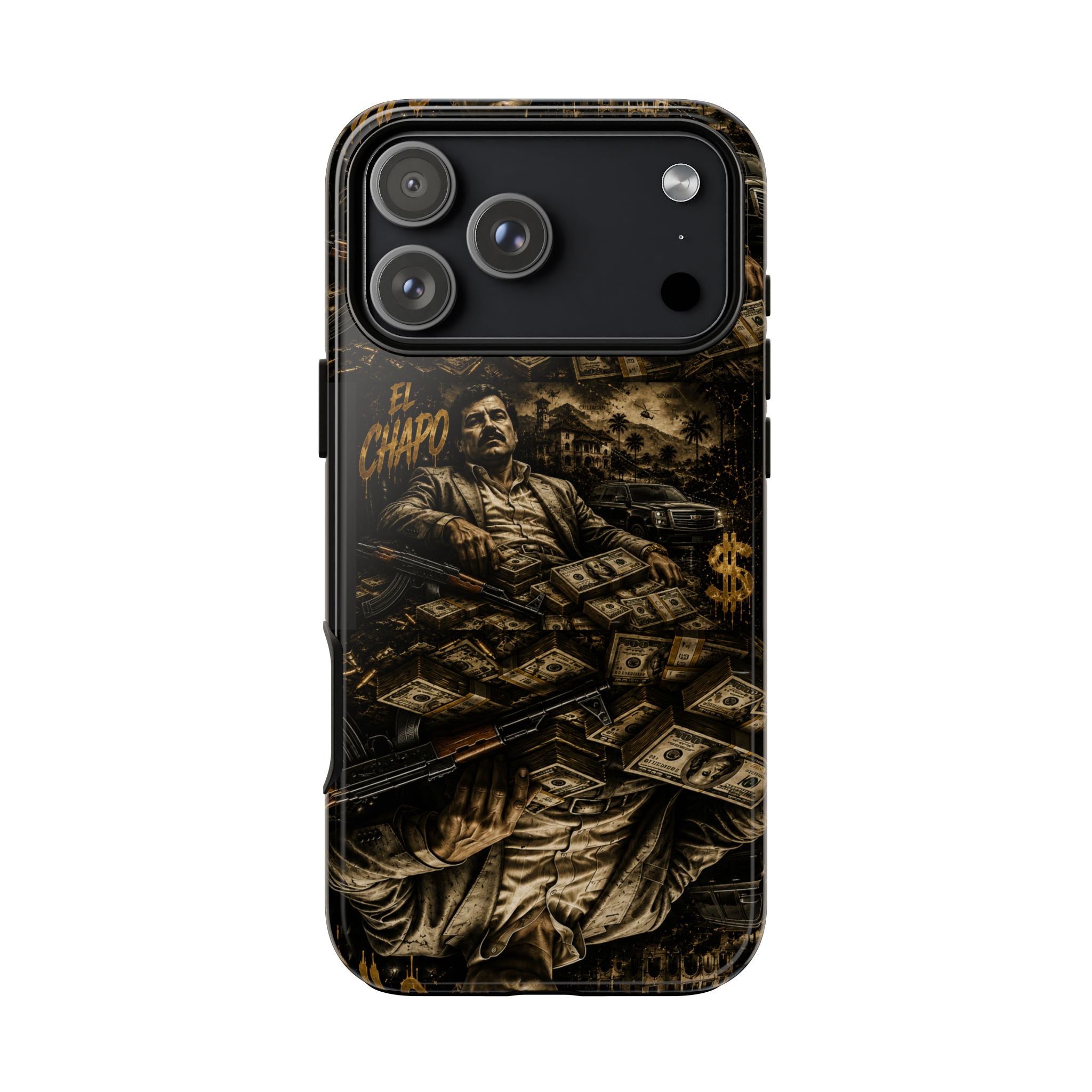 Money Pile Phone Case — Vintage Gangster Cash Design