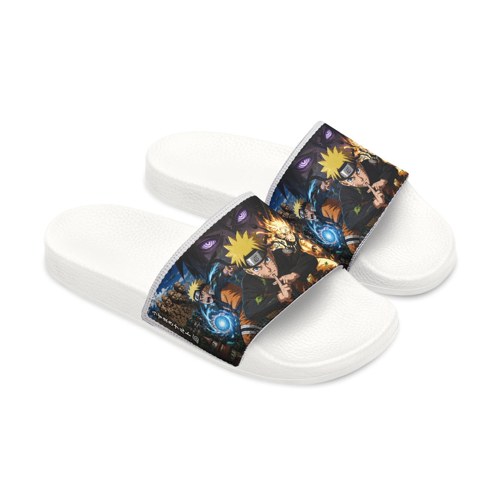Naruto Character Collage Sandals | Removable Strap Slide