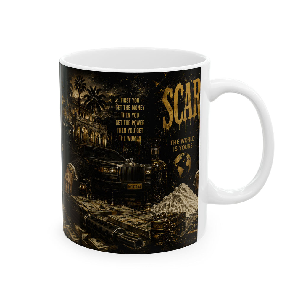 Scarface Al Pacino Portrait Mug | Ceramic Coffee Cup 11oz 15oz
