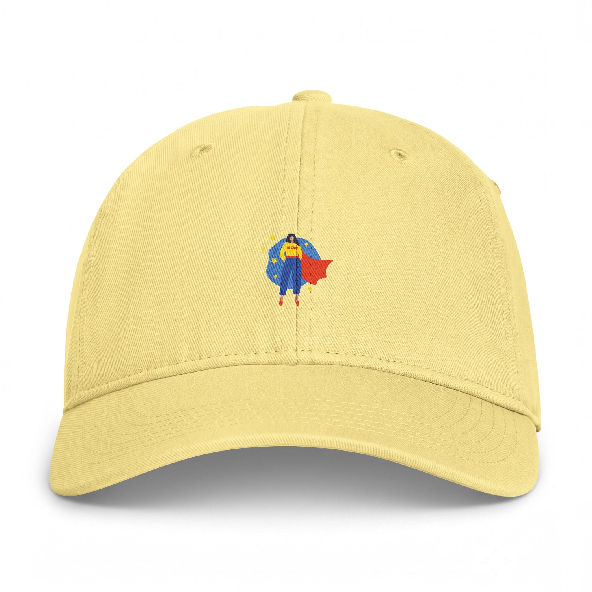 Superhero Coastal Washed Cap — Embroidered Kid-Friendly Cape Design