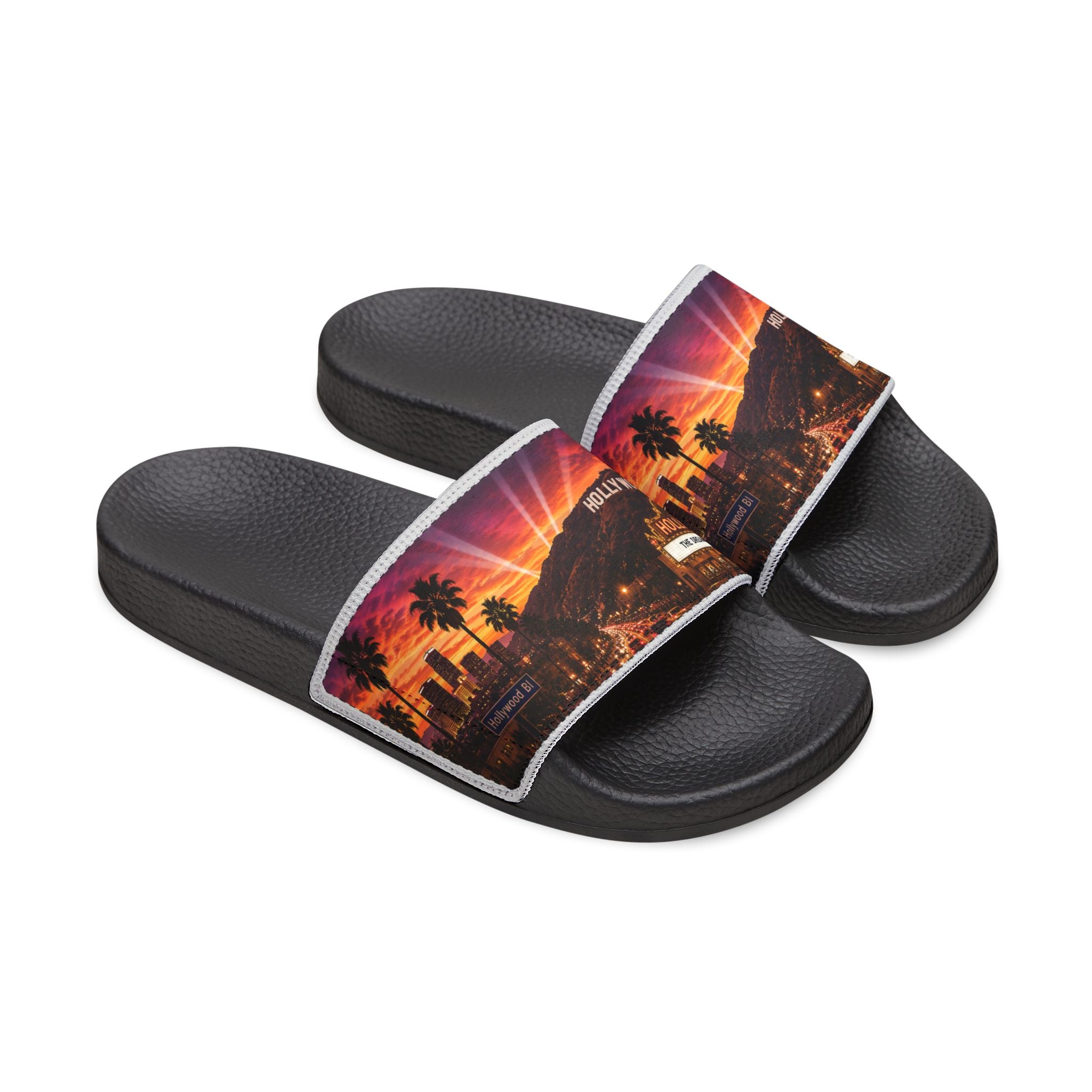 Sunset Palm Beach Slide Sandals | Removable Strap Sandal