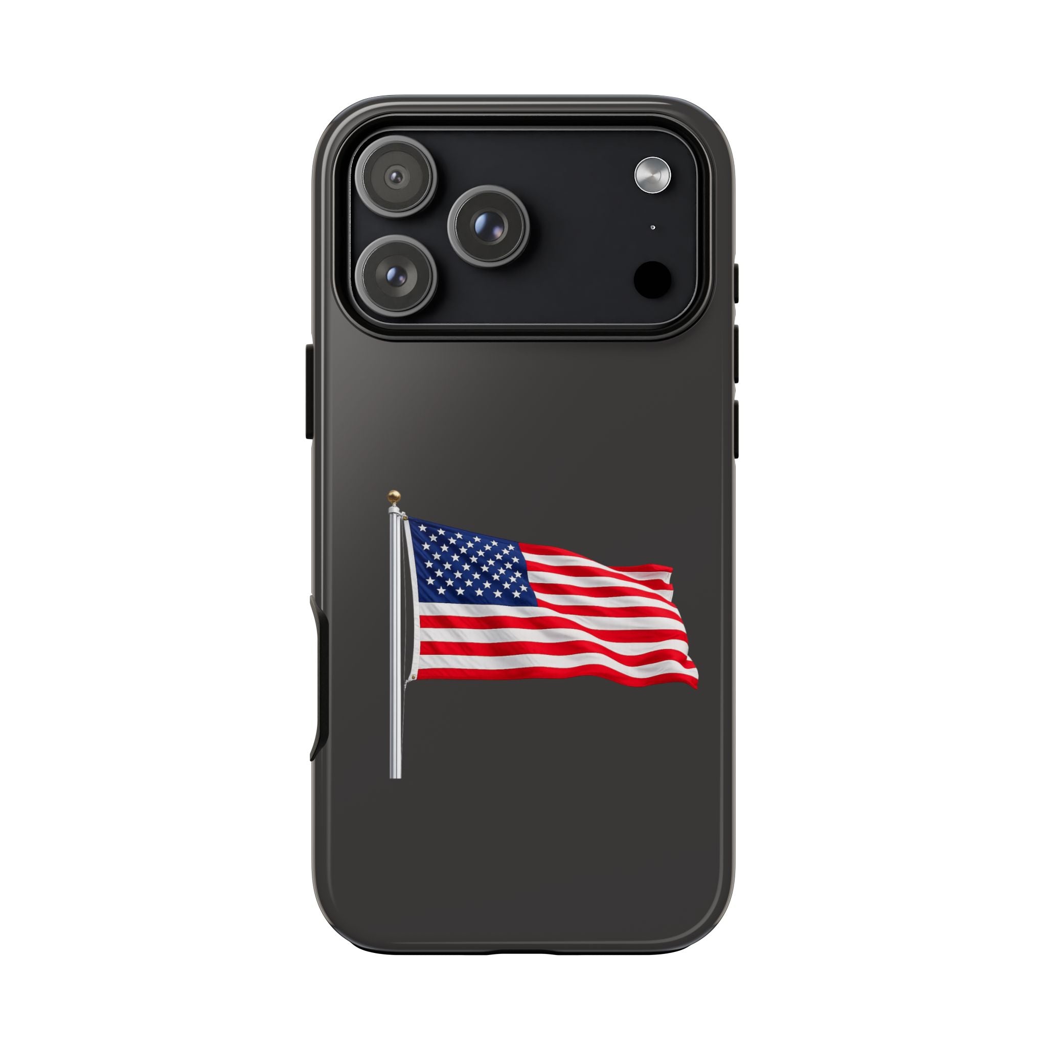 American Flag Tough Phone Case — Patriotic iPhone Protective Cover