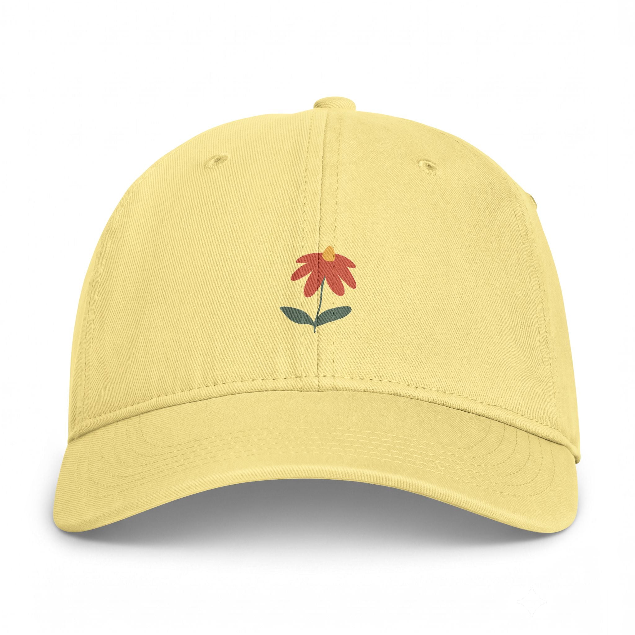 Washed Coastal Cap — Minimal Fisherman Embroidered Dad Hat