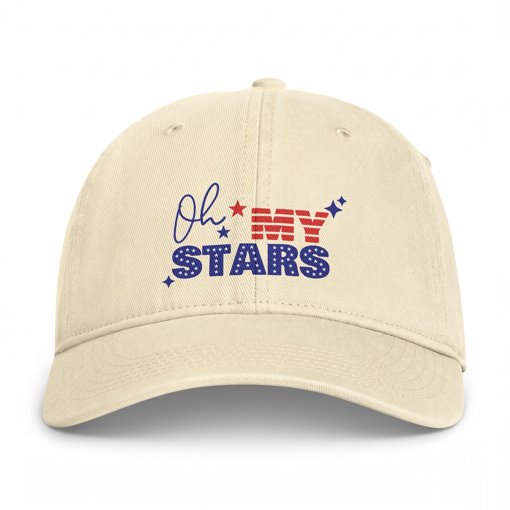 Oh My Stars Cap — Patriotic Distressed Dad Hat