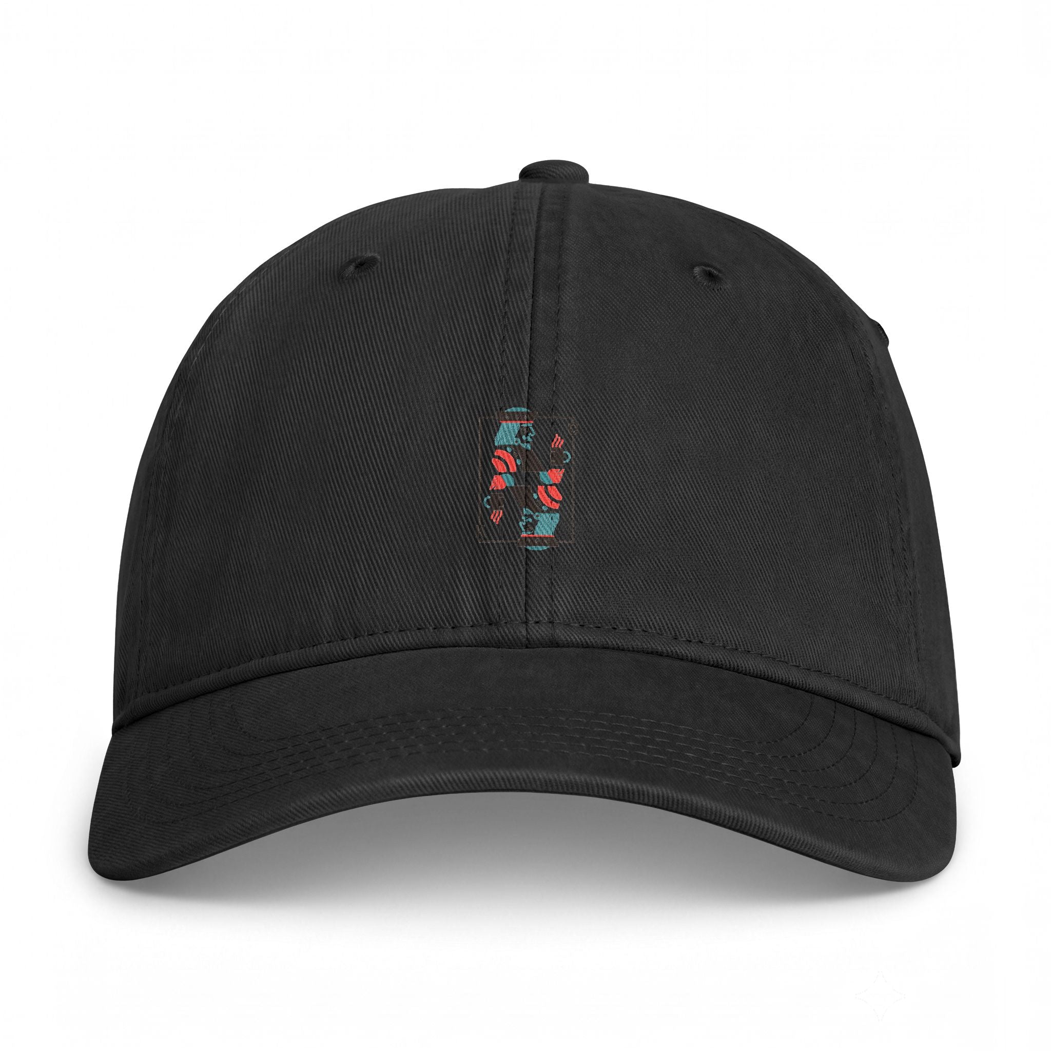 Coastal Floral Patch Cap — Washed Beach Dad Hat
