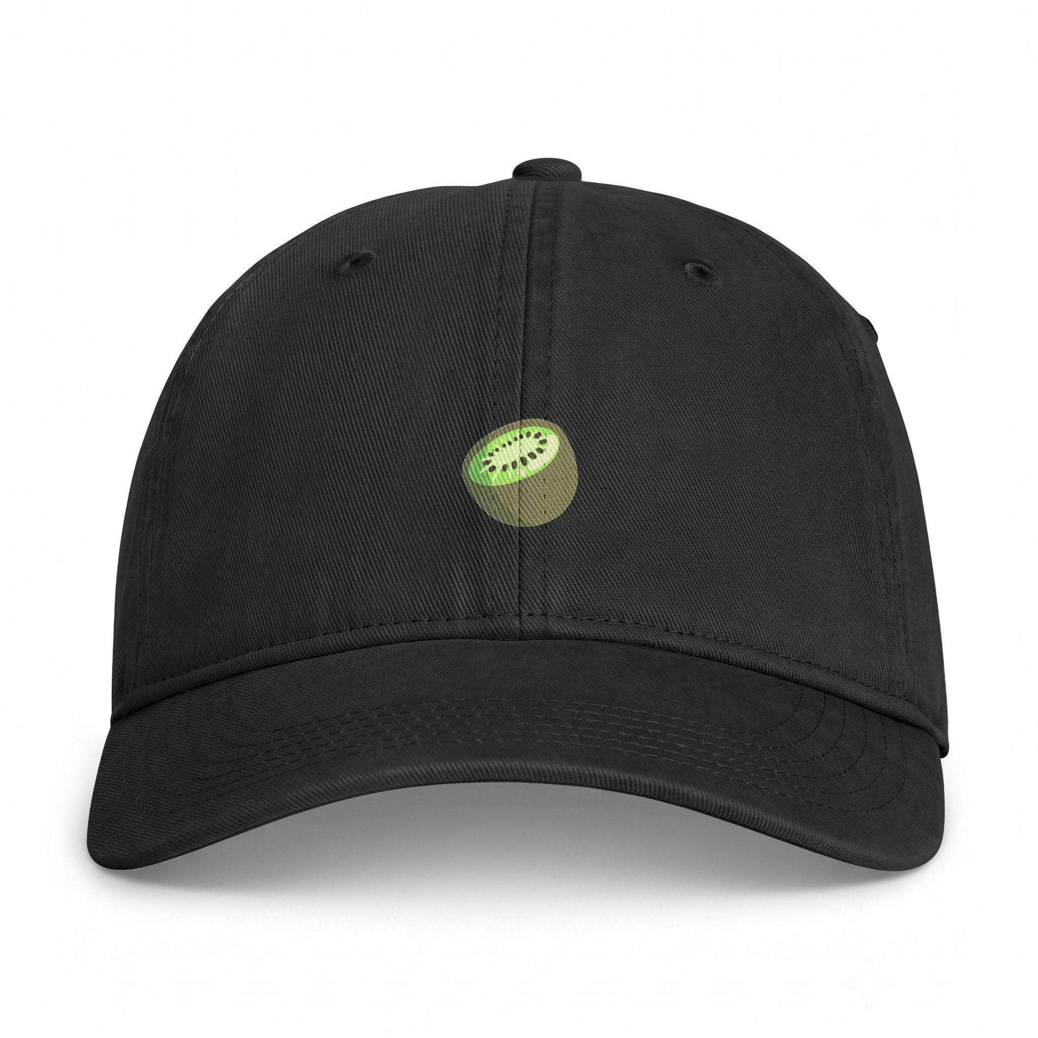 Kiwi Embroidered Dad Hat — Washed Coastal Baseball Cap