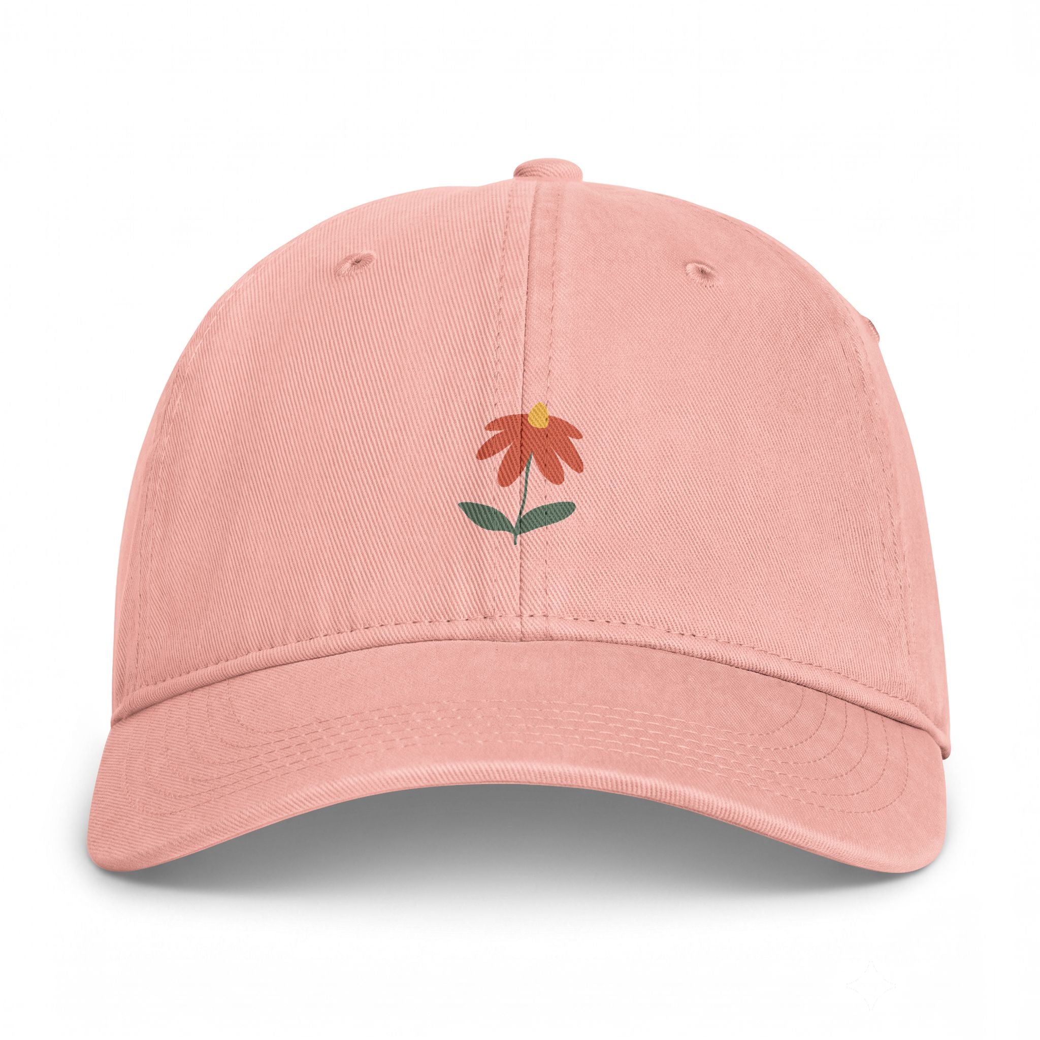 Washed Coastal Cap — Minimal Fisherman Embroidered Dad Hat