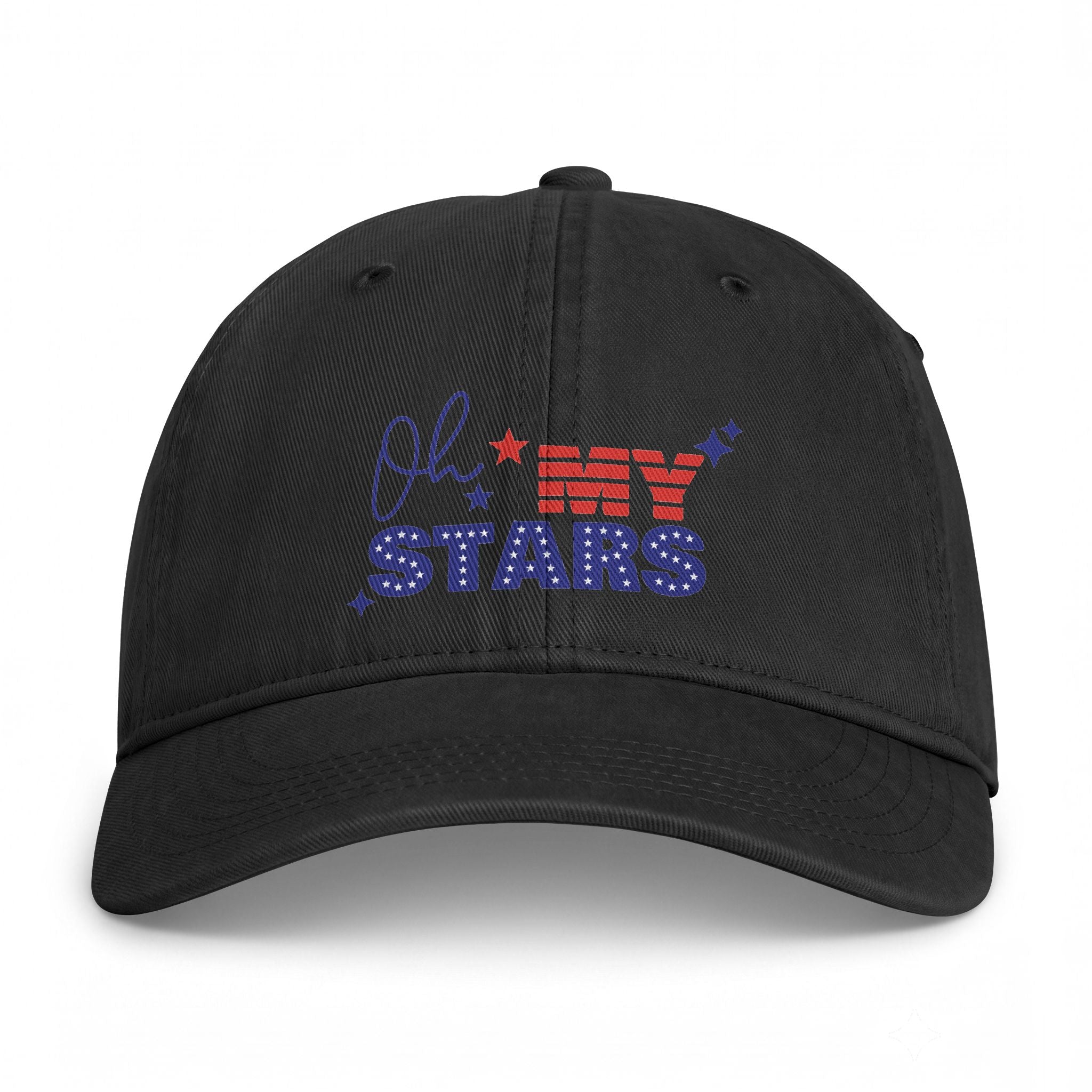 Oh My Stars Cap — Patriotic Distressed Dad Hat