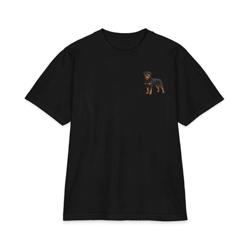 Rottweiler Illustration T-Shirt | Small Chest Dog Graphic Tee