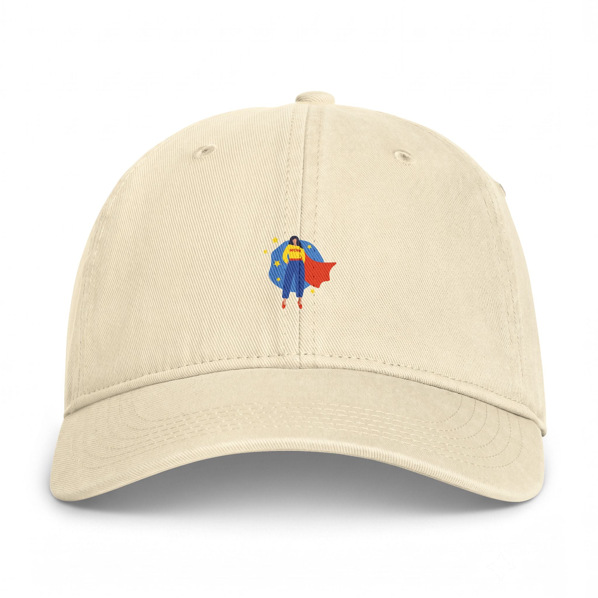 Superhero Coastal Washed Cap — Embroidered Kid-Friendly Cape Design