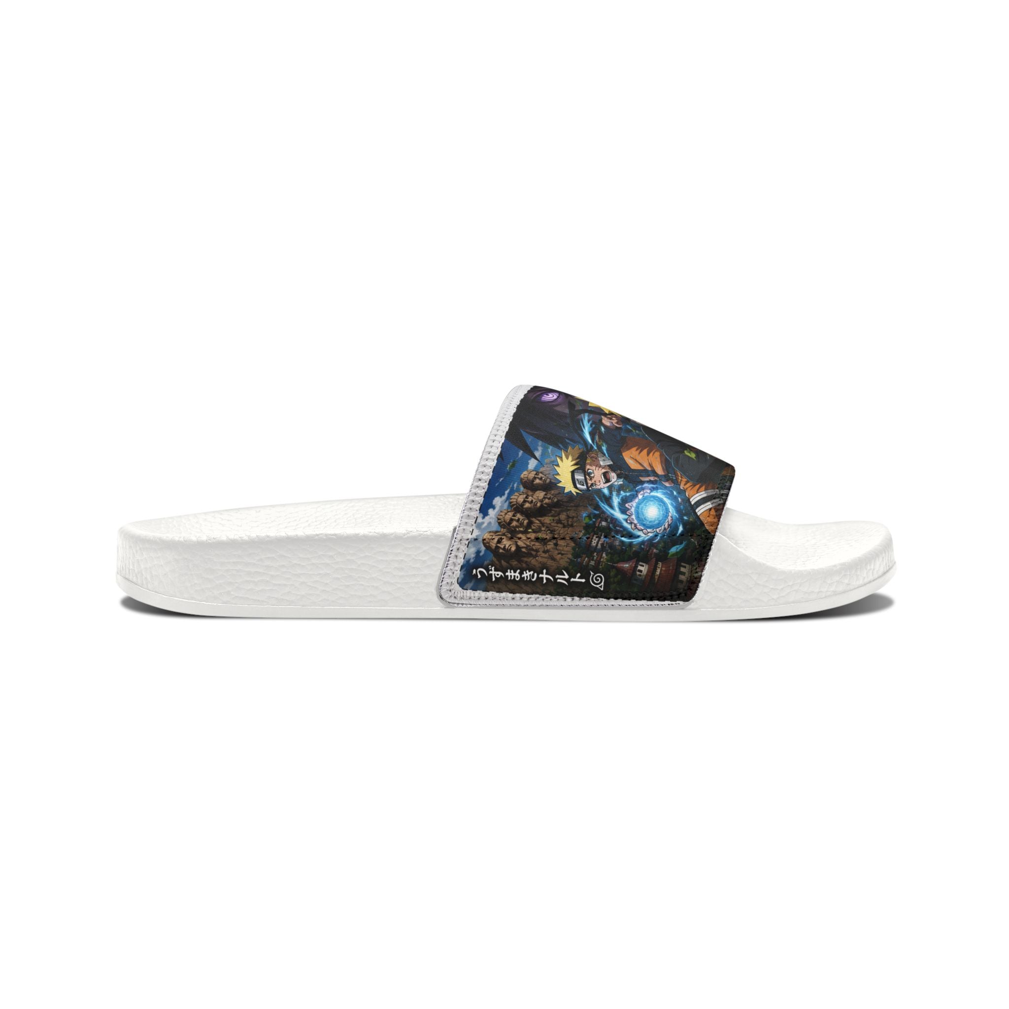Naruto Character Collage Sandals | Removable Strap Slide