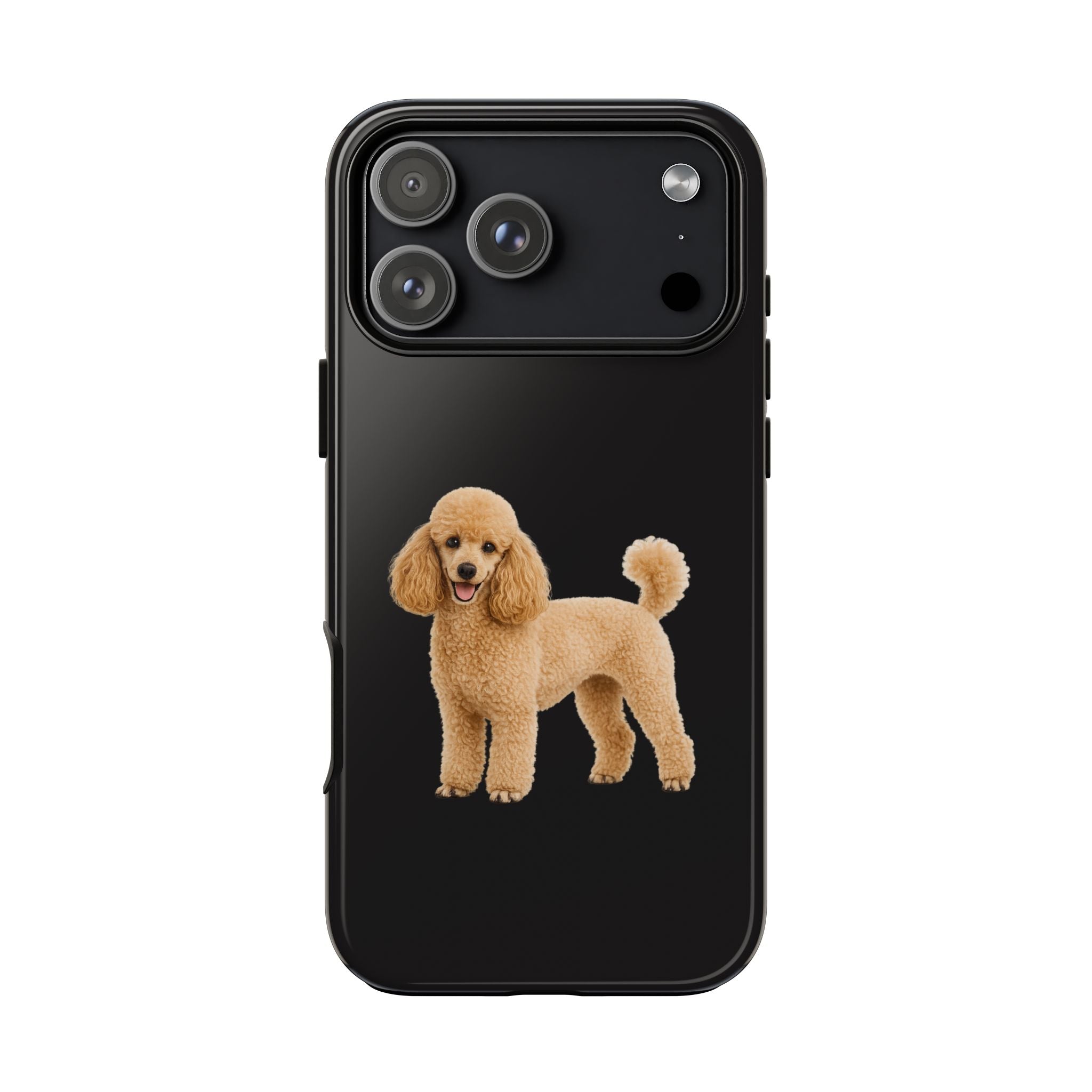 Poodle Phone Case — Cute Apricot Poodle Protective Phone Cover