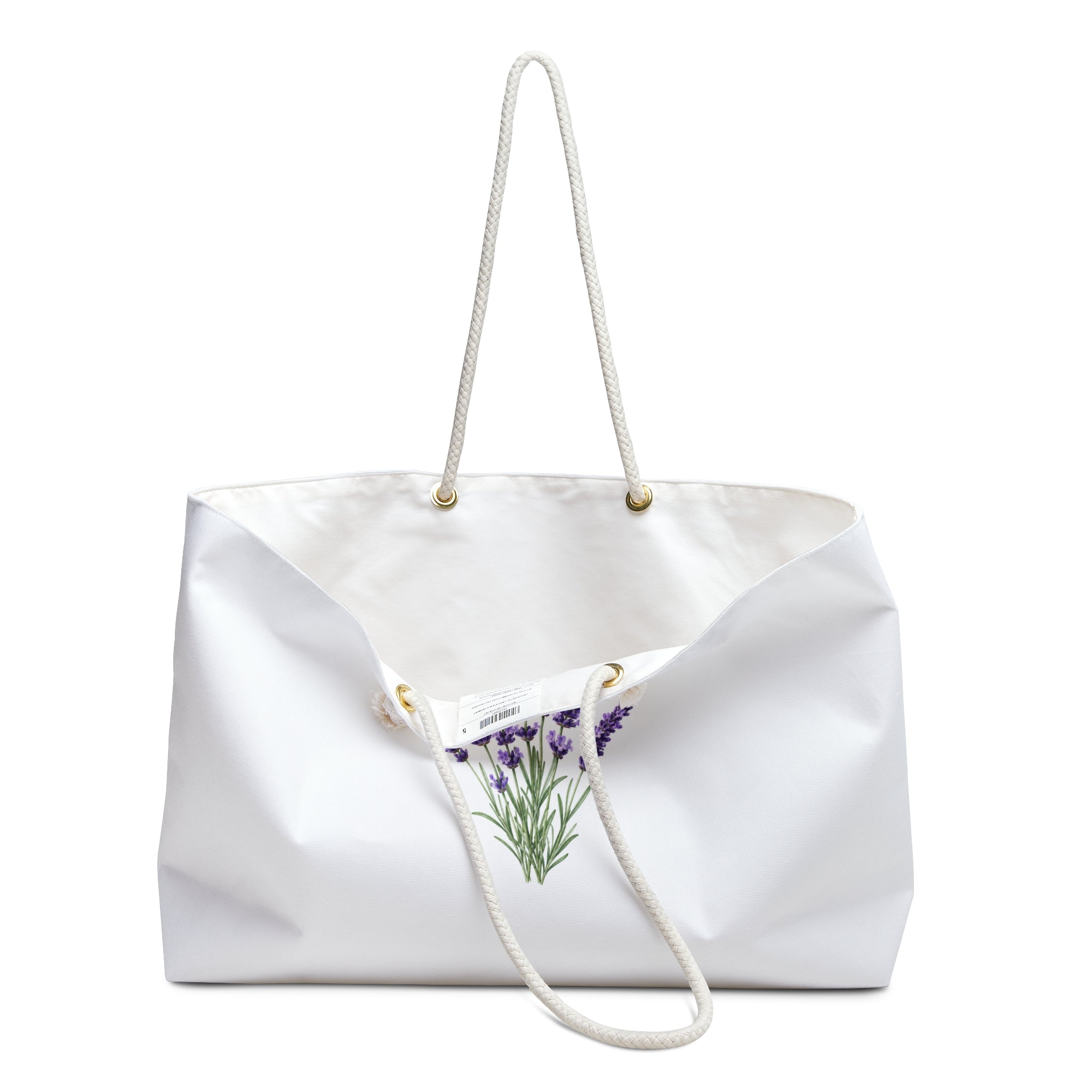 Lavender Bouquet Weekender Bag | Floral Tote, Travel Beach Bag