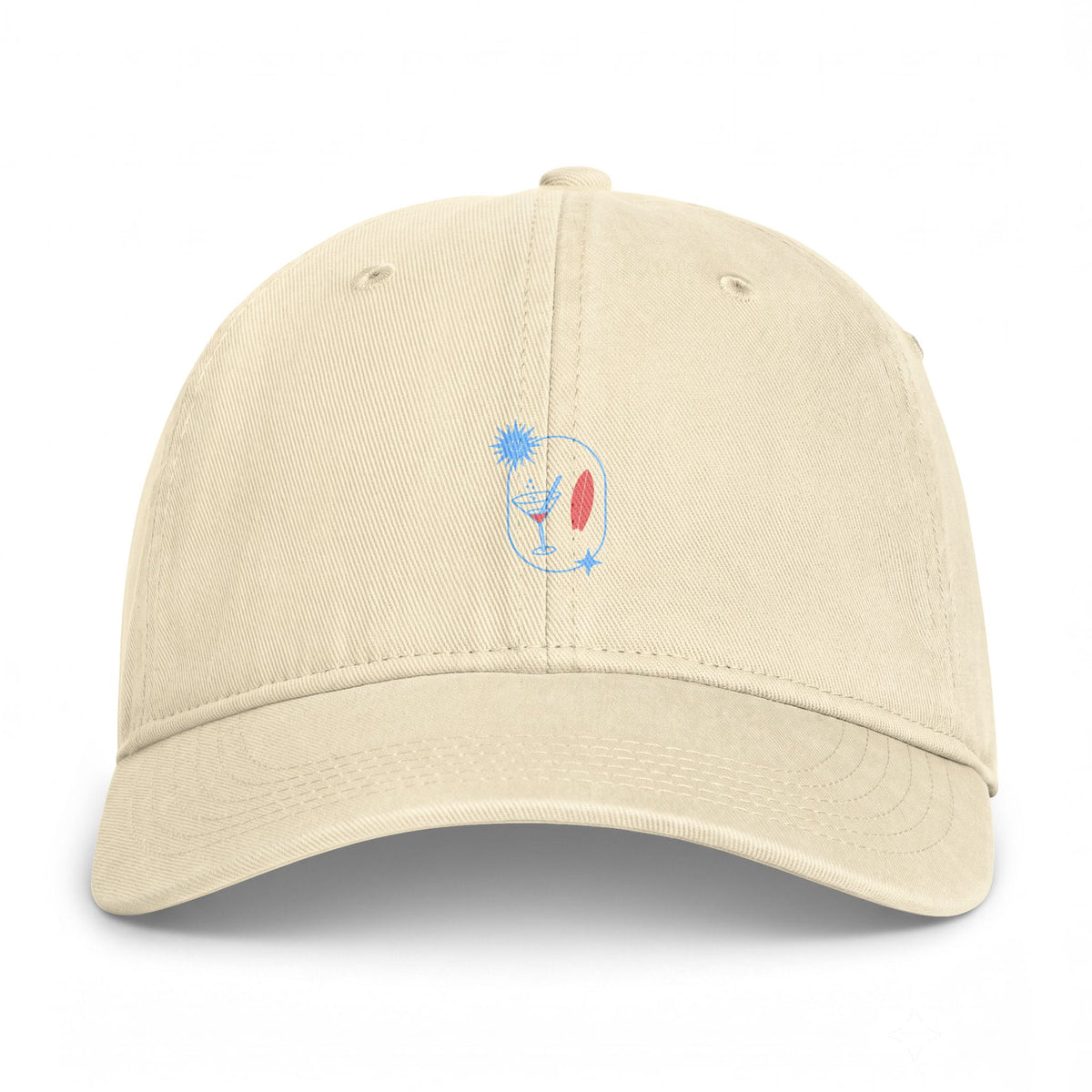 Coastal Cocktail Embroidered Cap
