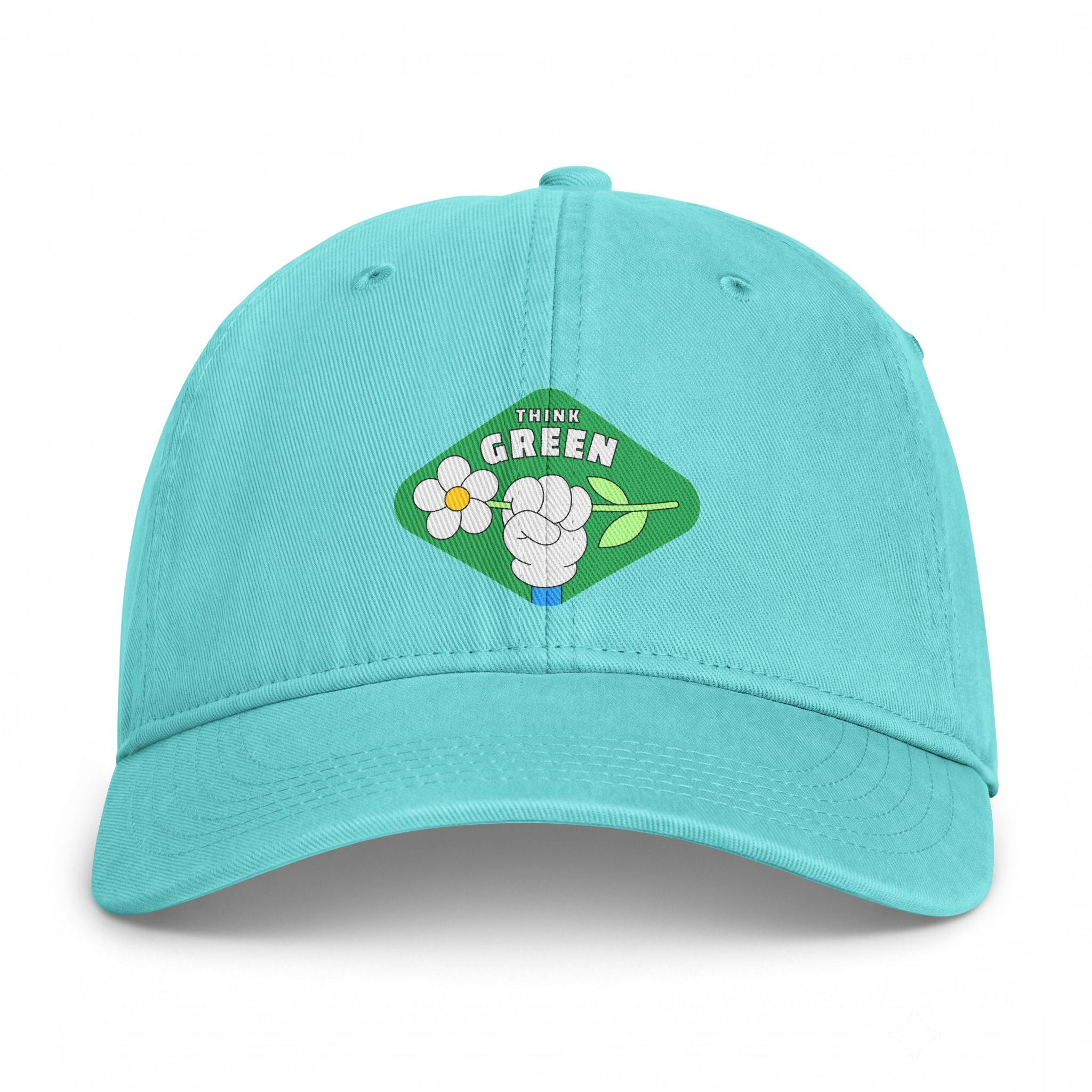 Think Green Floral Patch Cap