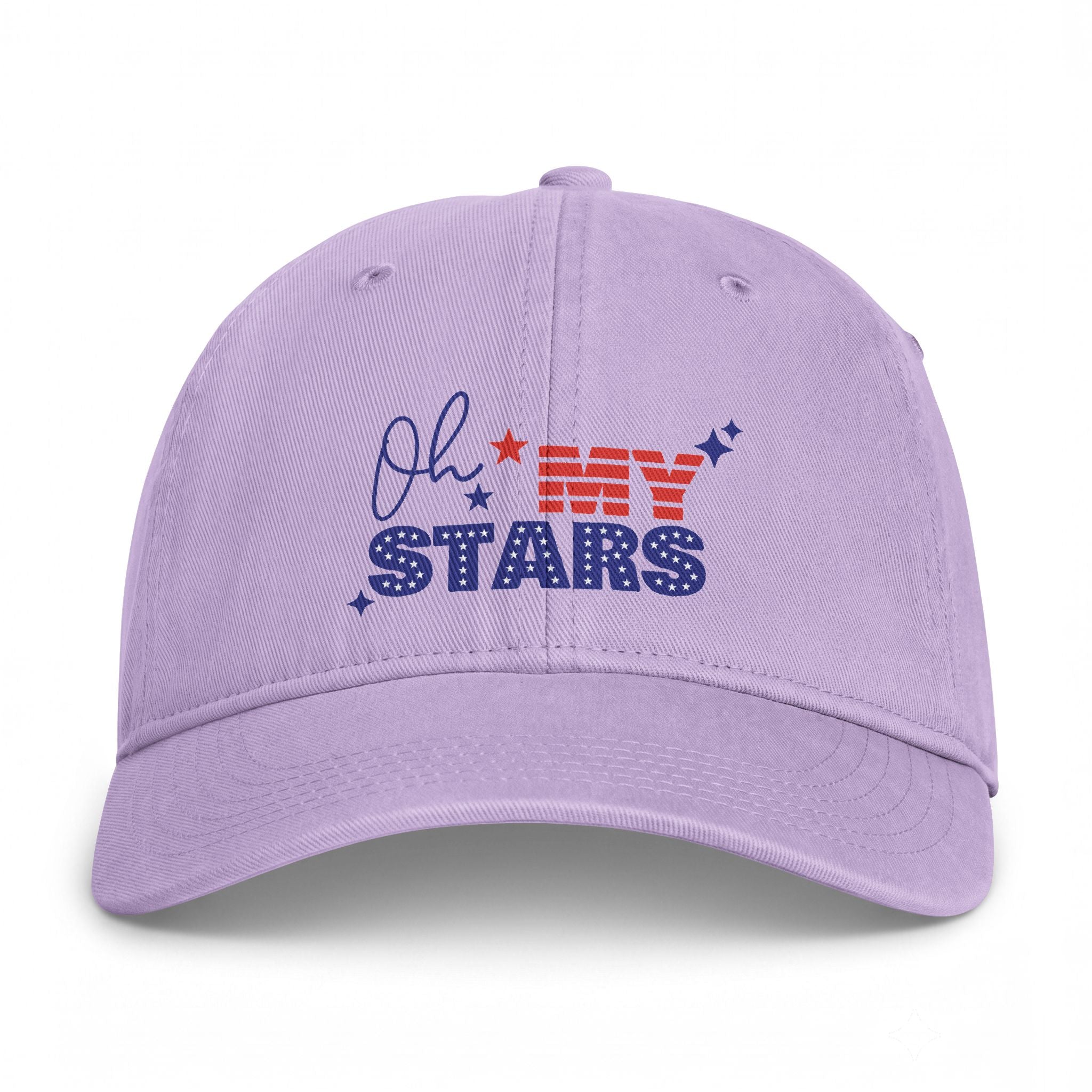 Oh My Stars Cap — Patriotic Distressed Dad Hat