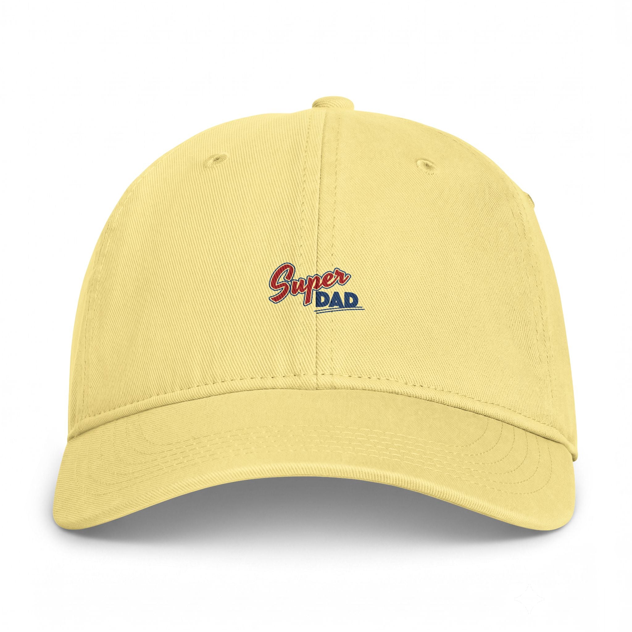 Coastal Washed Cap — "Super Dad" Embroidered Baseball Hat