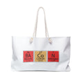 Bacon Periodic Table Weekender Bag | Chemistry Food Pun Tote