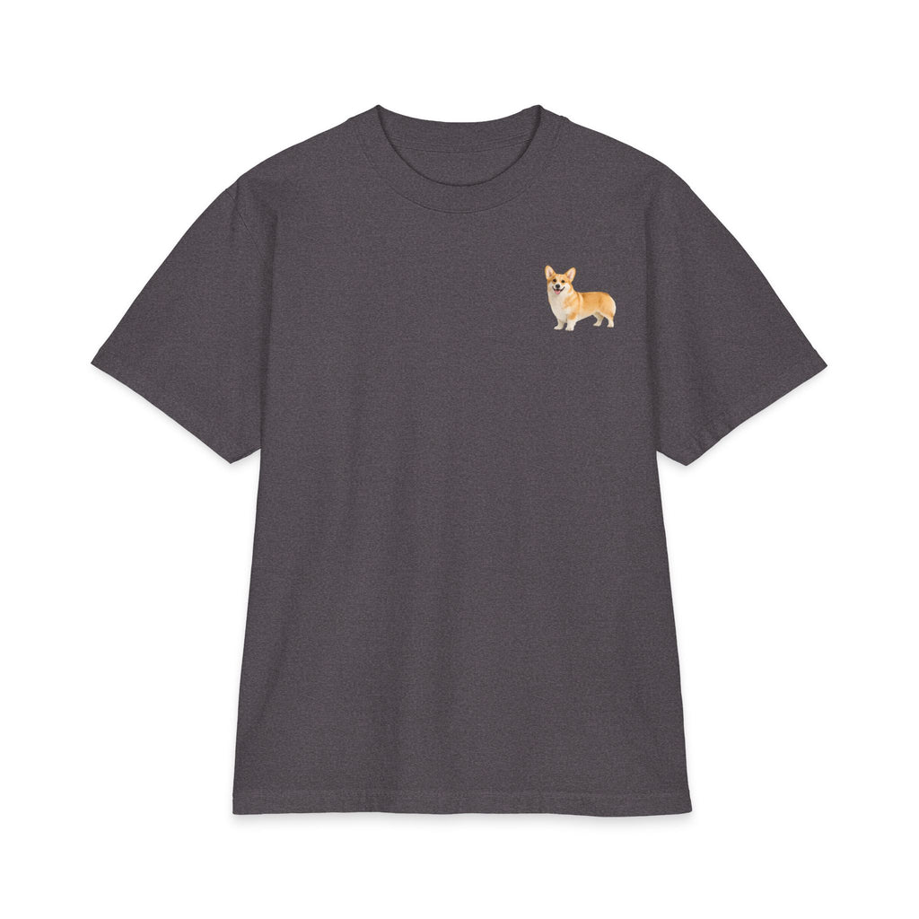 Tiny Corgi Portrait T-Shirt | Small Chest Dog Illustration