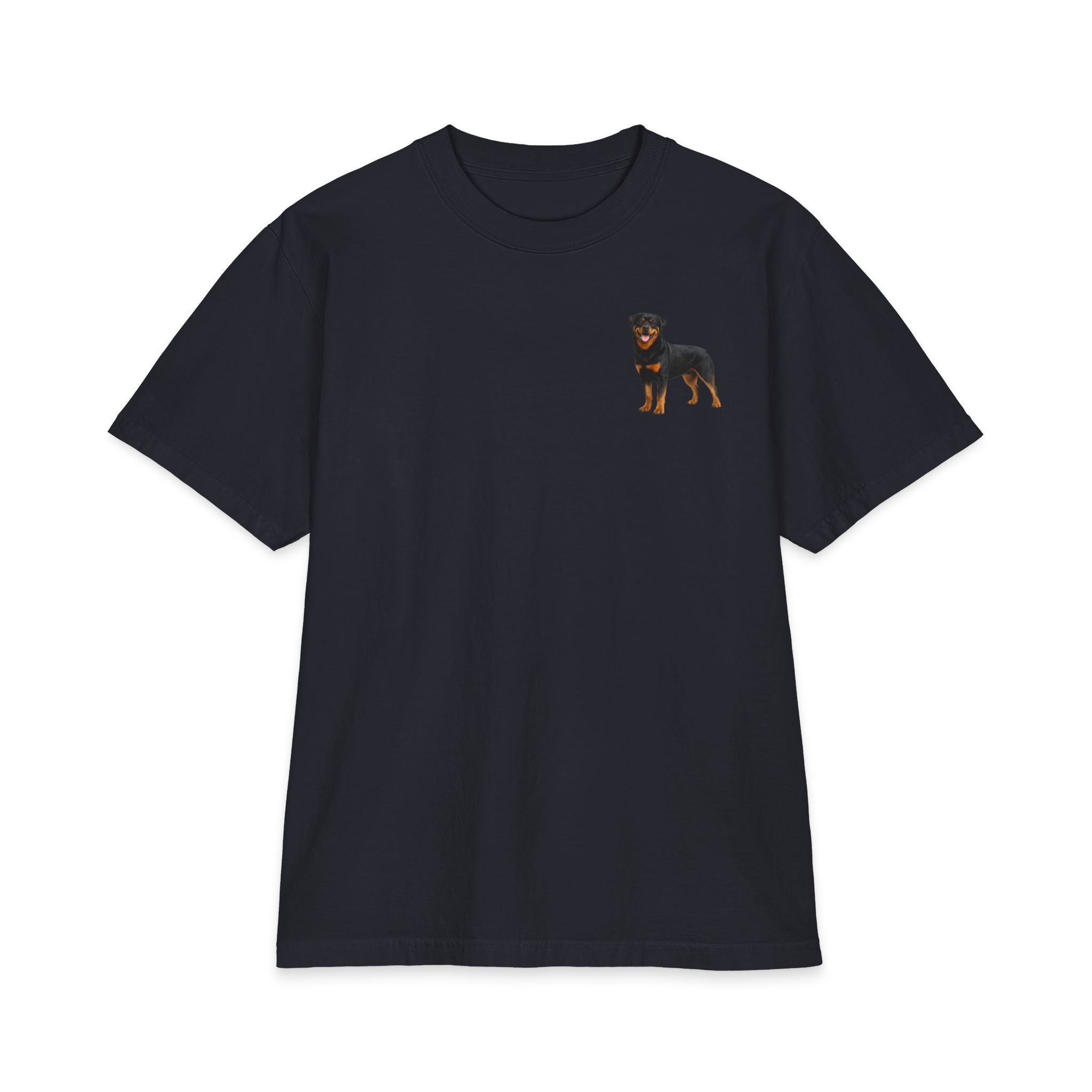 Rottweiler Illustration T-Shirt | Small Chest Dog Graphic Tee