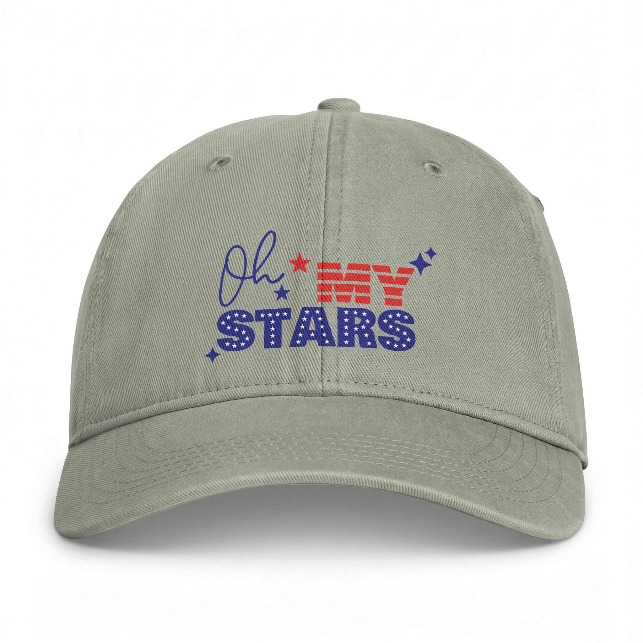 Oh My Stars Cap — Patriotic Distressed Dad Hat