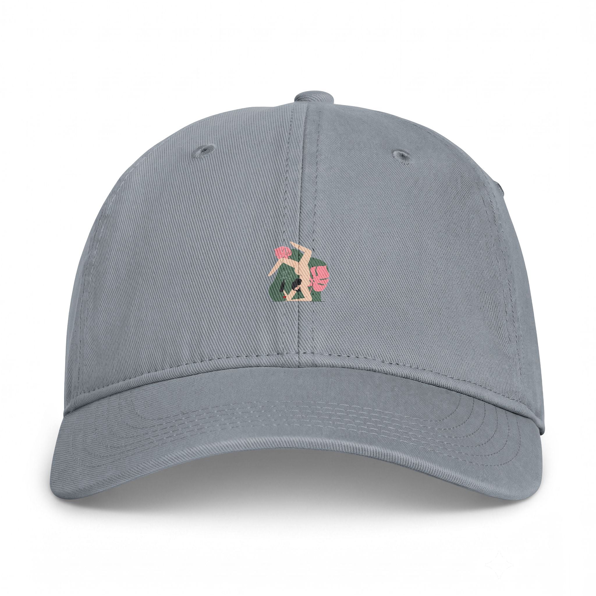 Coastal Washed Cap — Embroidered Retro Surfing Lobster Dad Hat