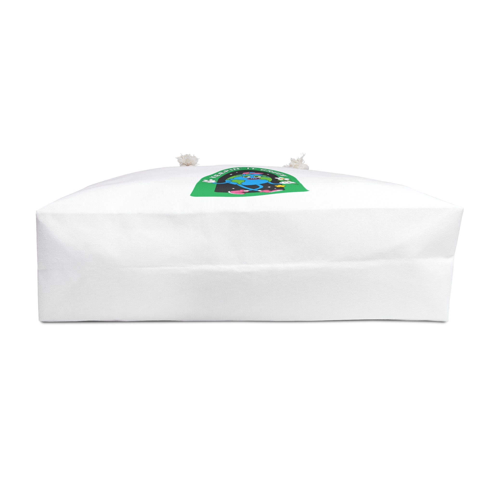Keepin' It Green Earth Character Weekender Bag | Eco Tote, Planet Design