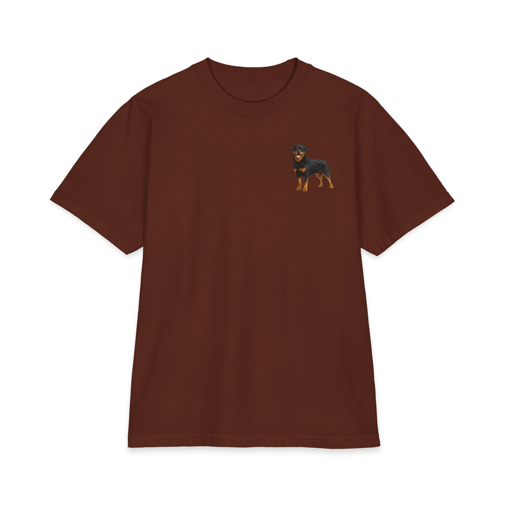 Rottweiler Illustration T-Shirt | Small Chest Dog Graphic Tee