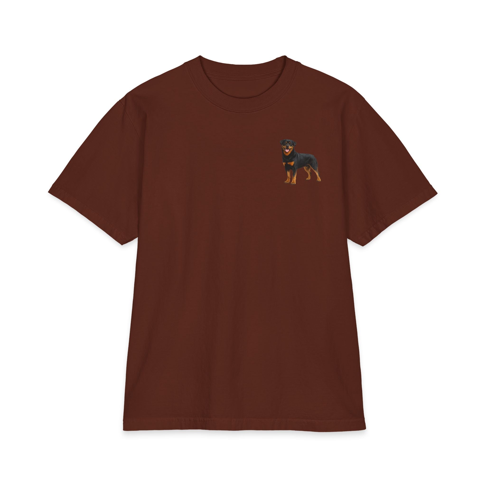 Rottweiler Illustration T-Shirt | Small Chest Dog Graphic Tee