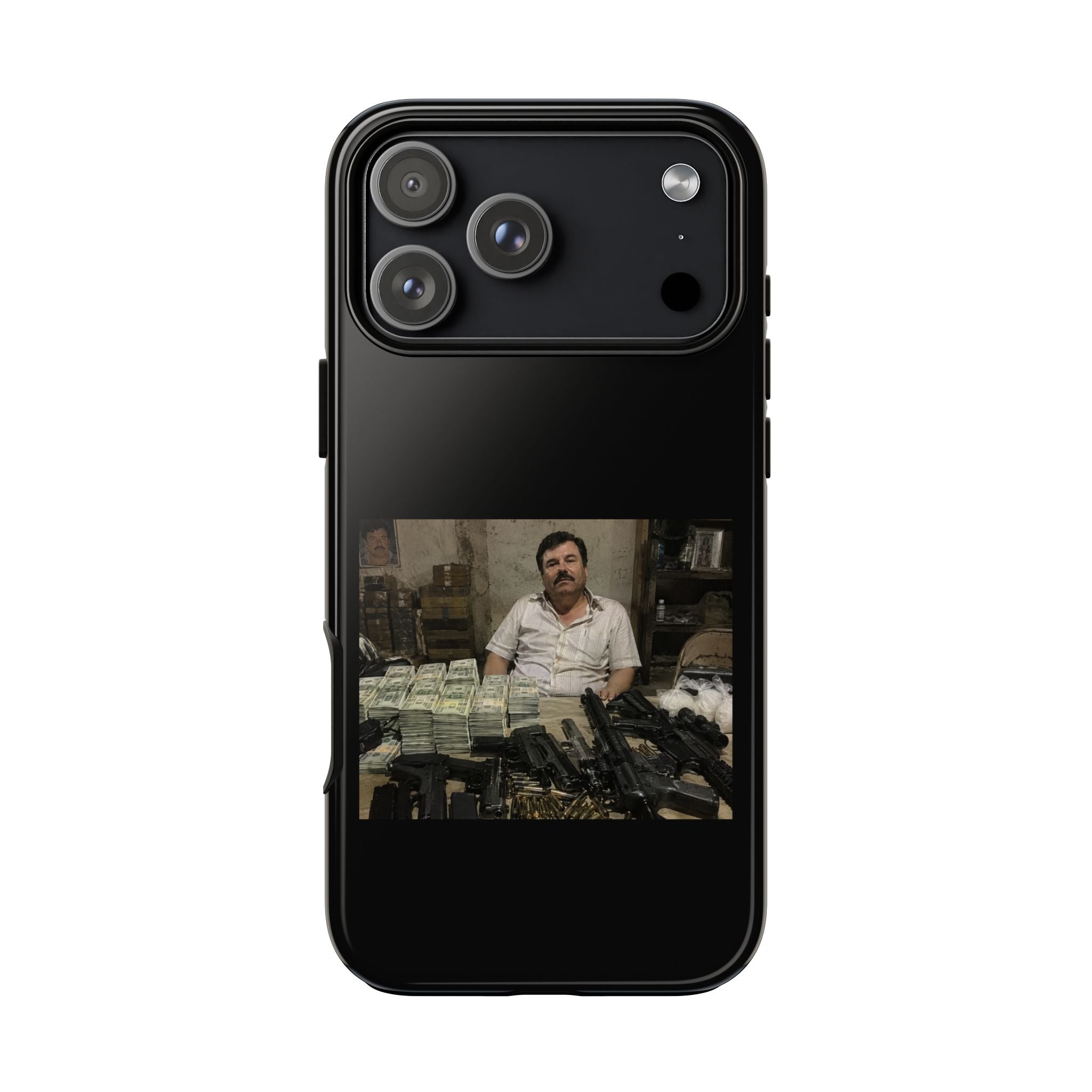 Phone Case — Retro Crime Movie Poster Style Design