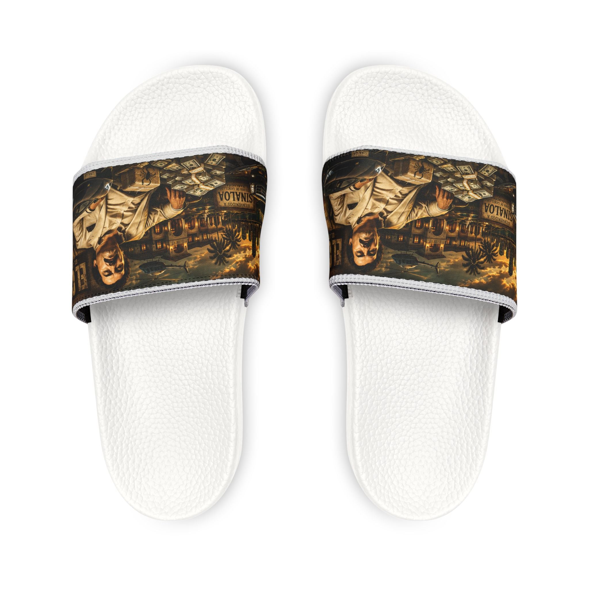 Vintage Theater Poster Sandals | Slide Sandals