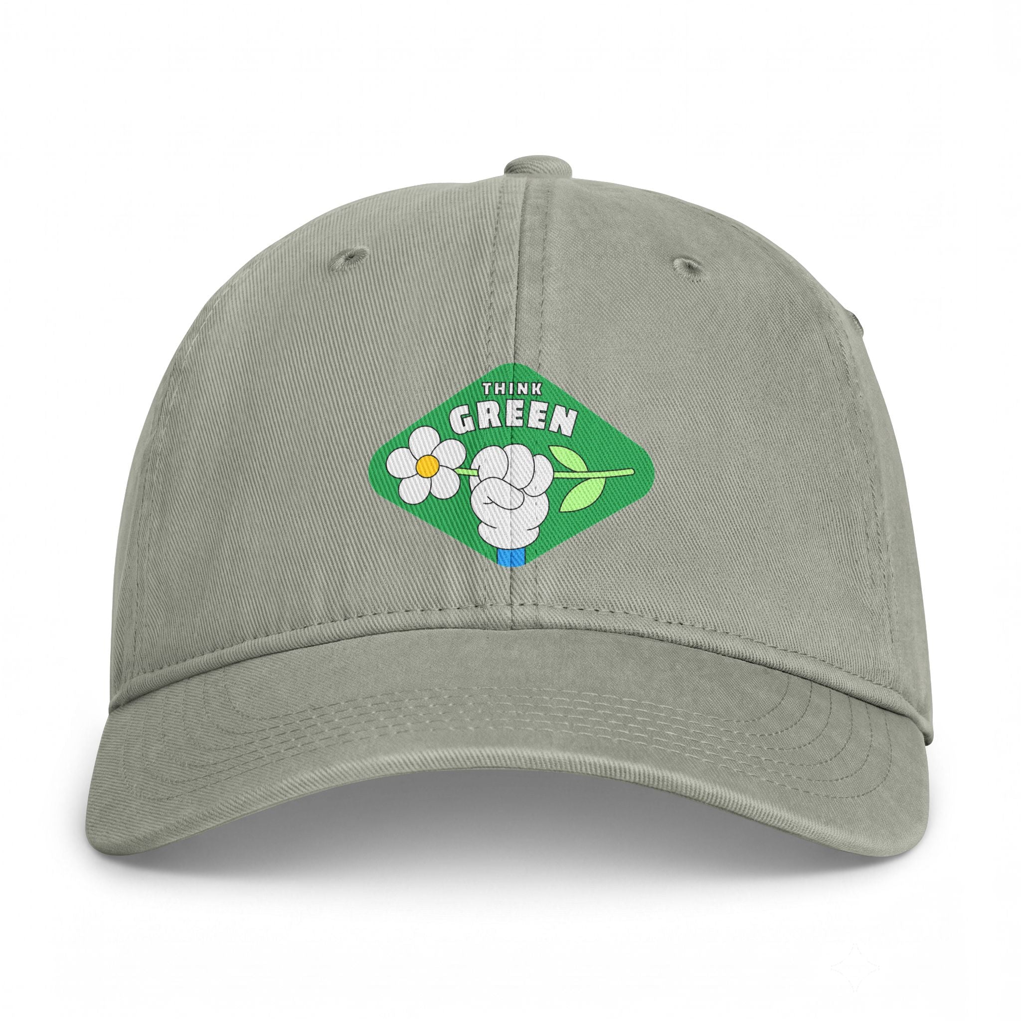 Think Green Floral Patch Cap