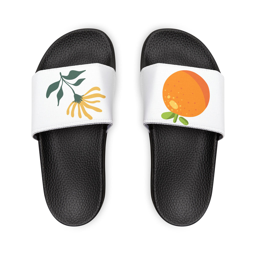 White Slide Sandals | Removable Strap Slides