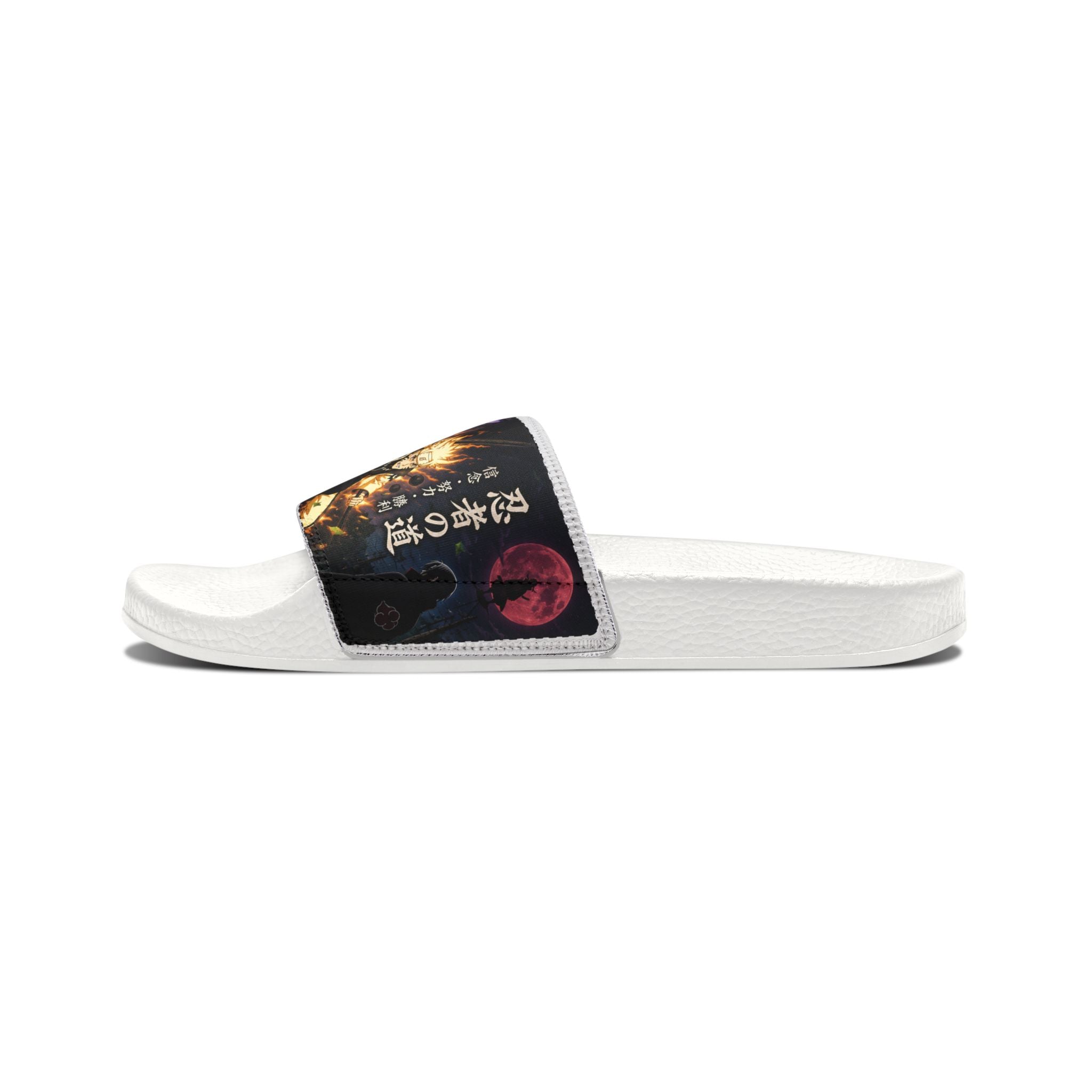 Naruto Character Collage Sandals | Removable Strap Slide