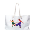 Dancing Couple Weekender Bag | Lemon Bicycle Illustration Weekender Bag