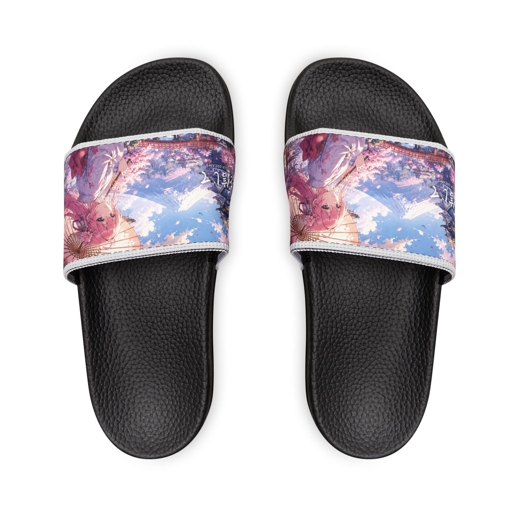Pink Anime Girl Lanterns Sandals | Slide