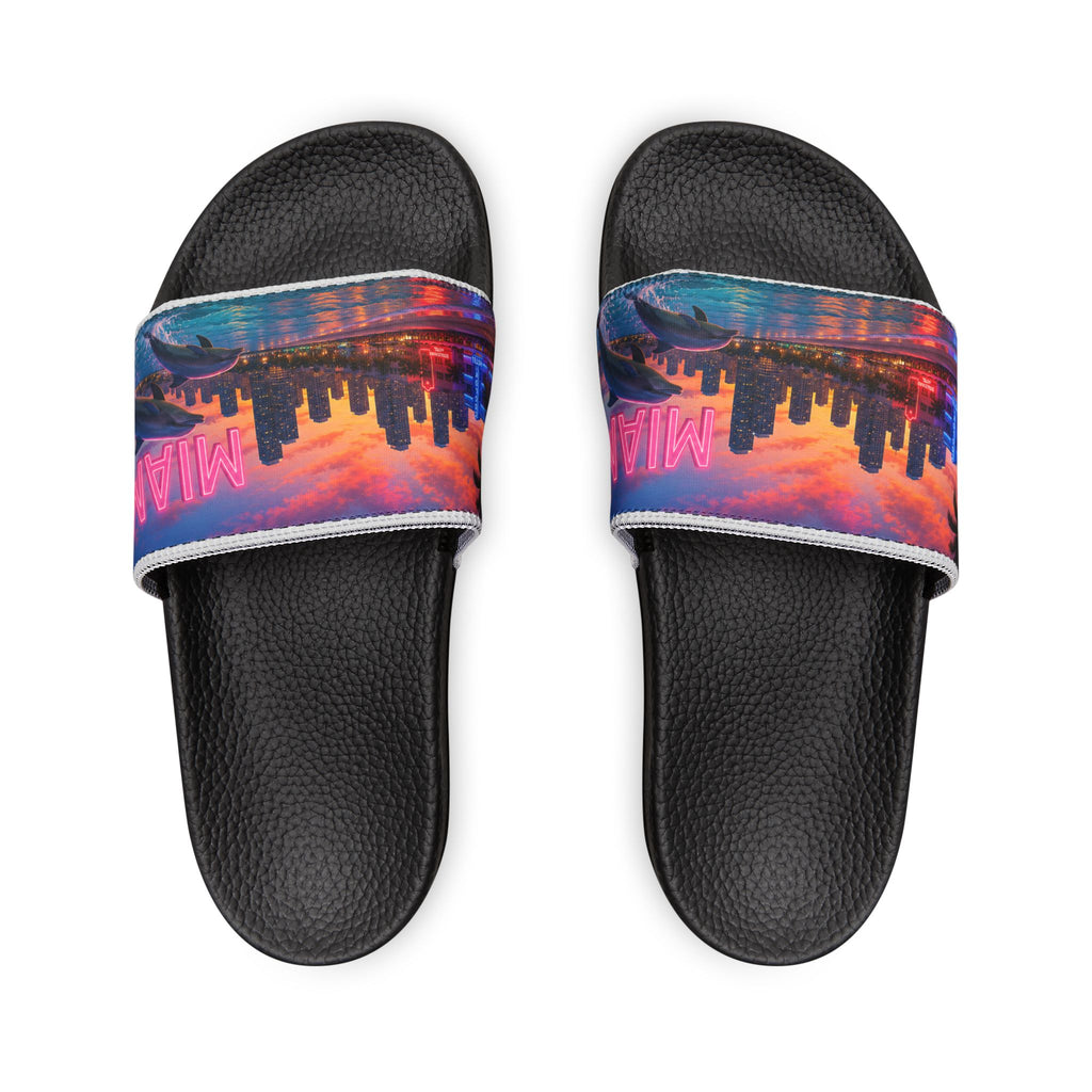Miami Neon Wave Sandals | Slide