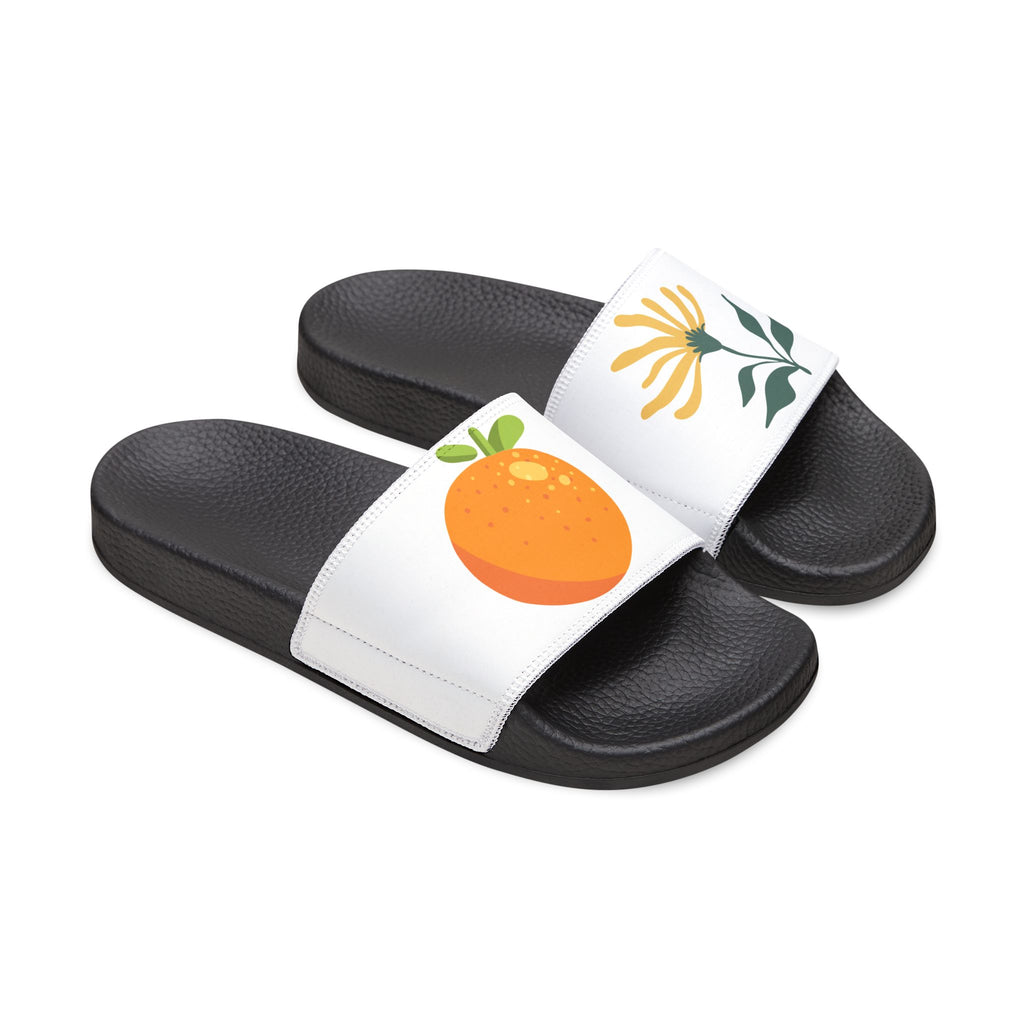 White Slide Sandals | Removable Strap Slides