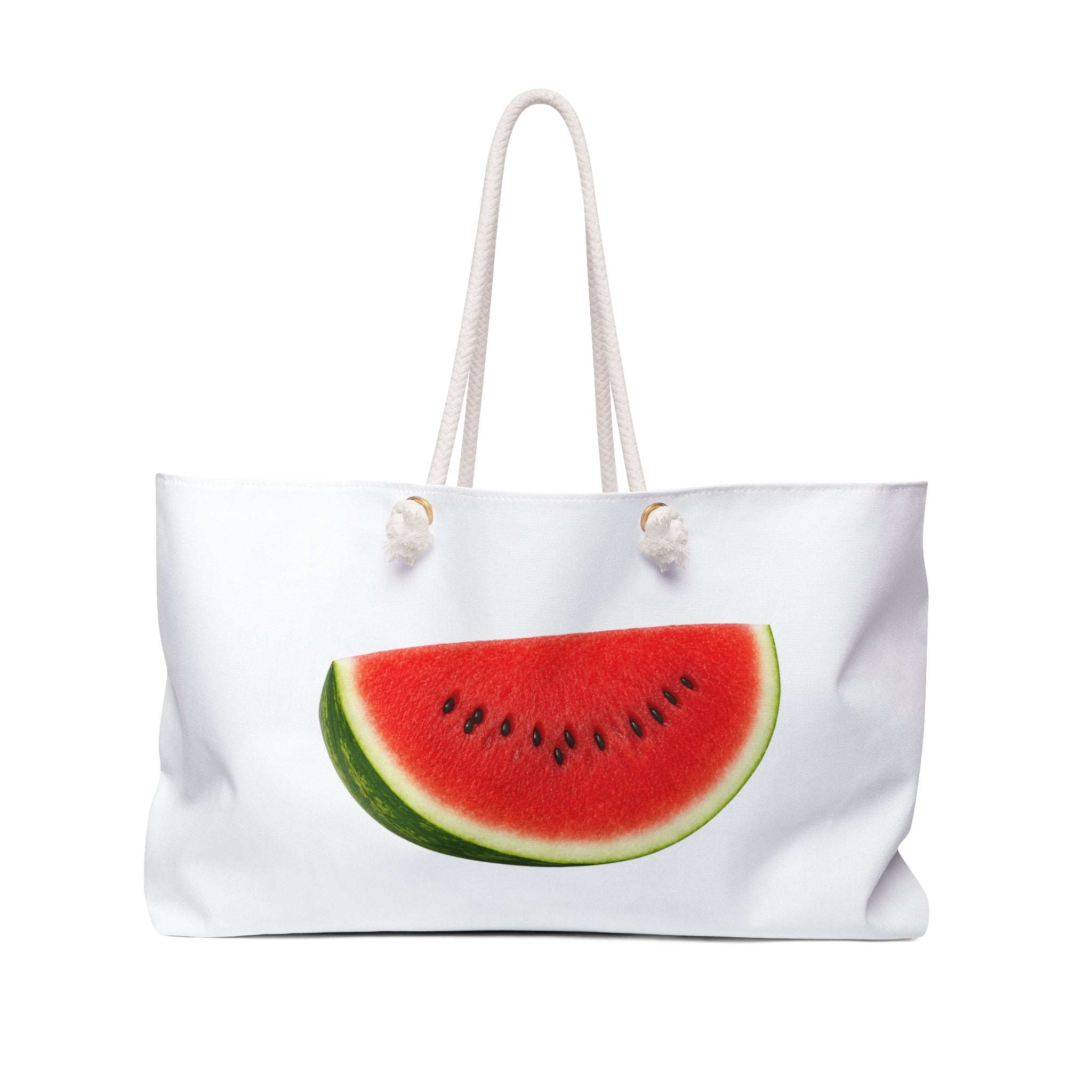 Watermelon and Strawberry Weekender Bag | Summer Fruit Tote