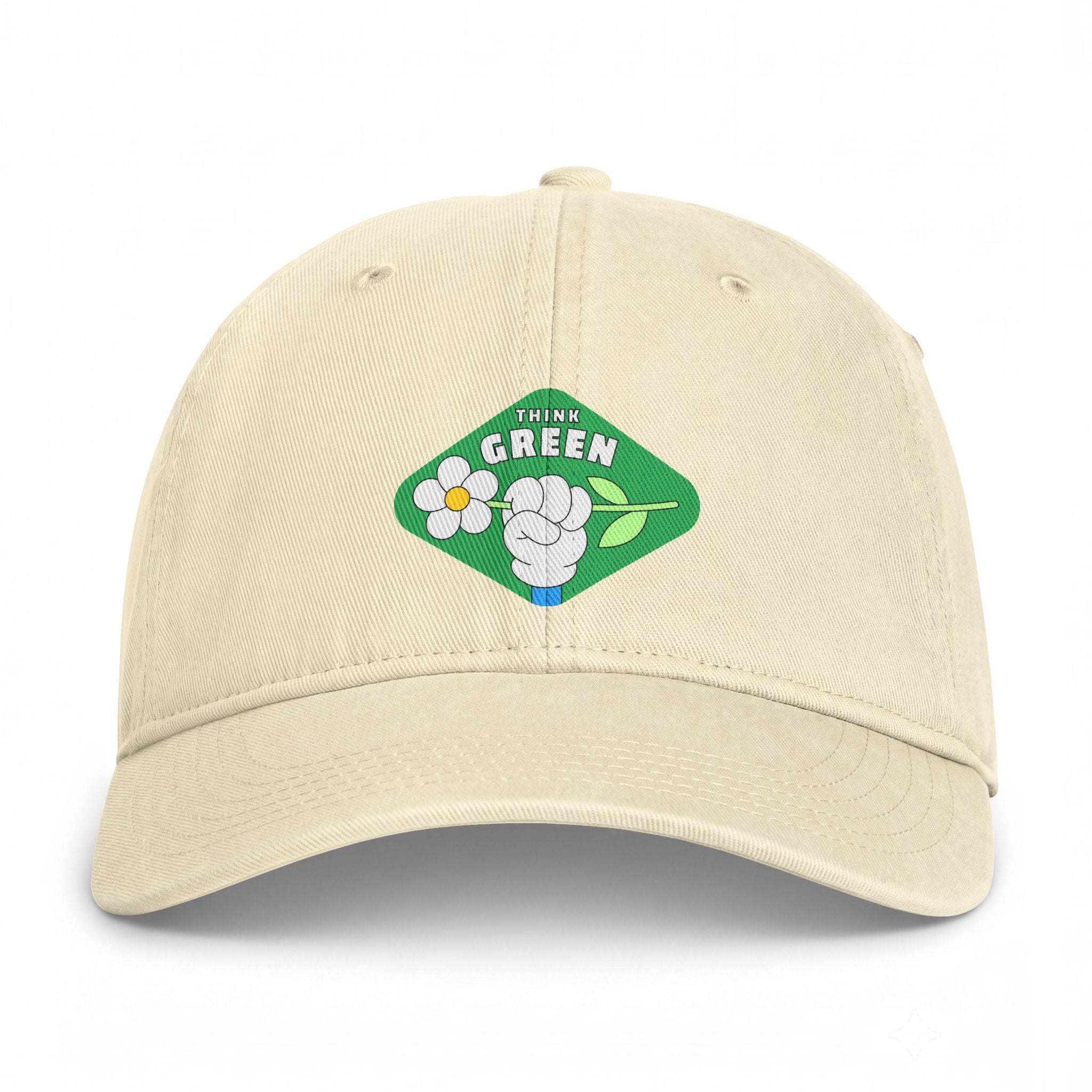 Think Green Floral Patch Cap