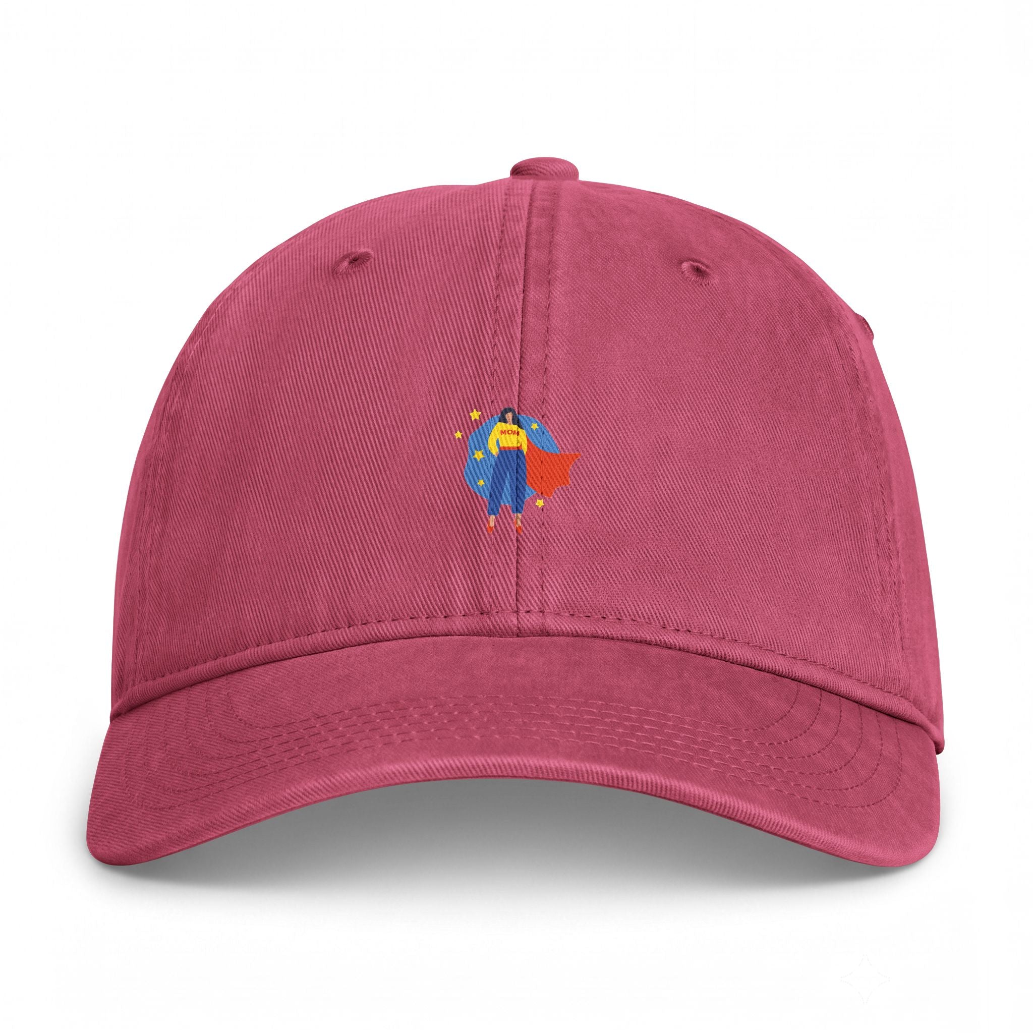 Superhero Coastal Washed Cap — Embroidered Kid-Friendly Cape Design