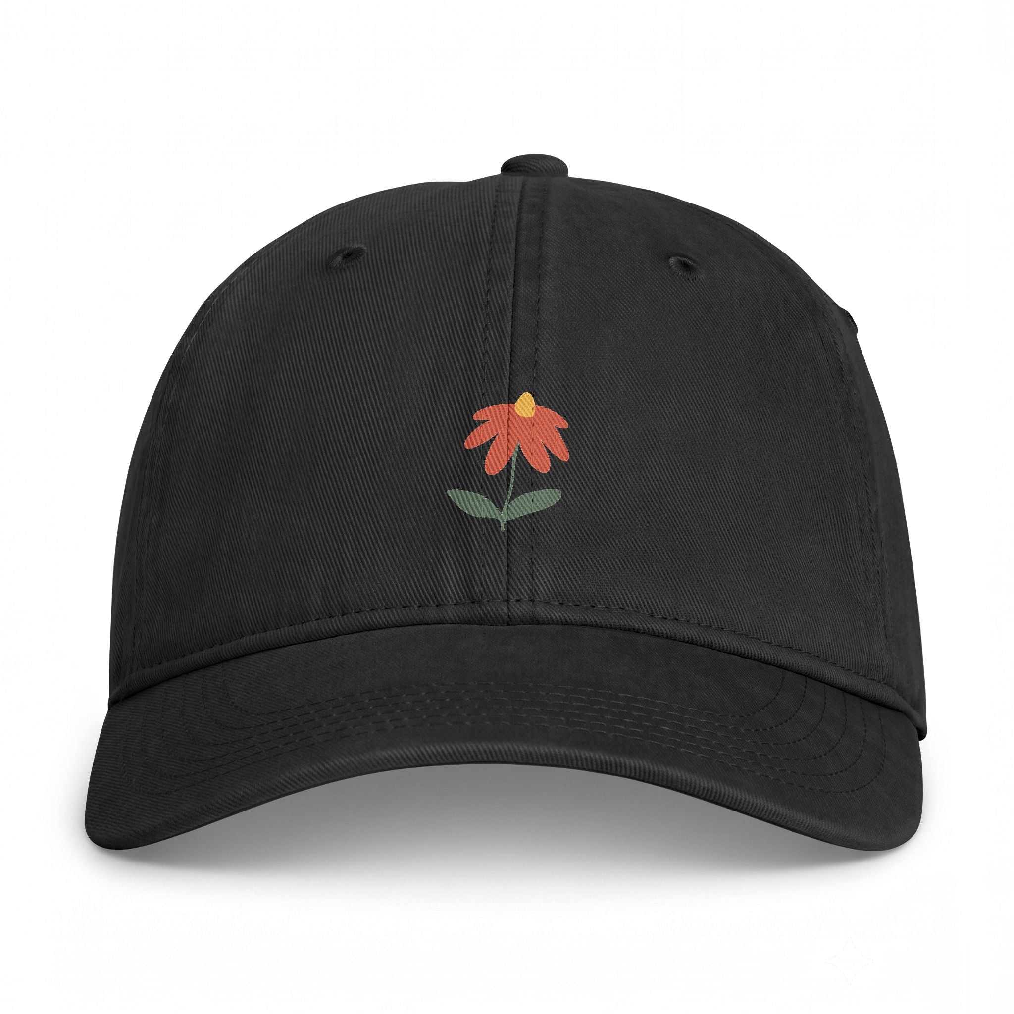 Washed Coastal Cap — Minimal Fisherman Embroidered Dad Hat