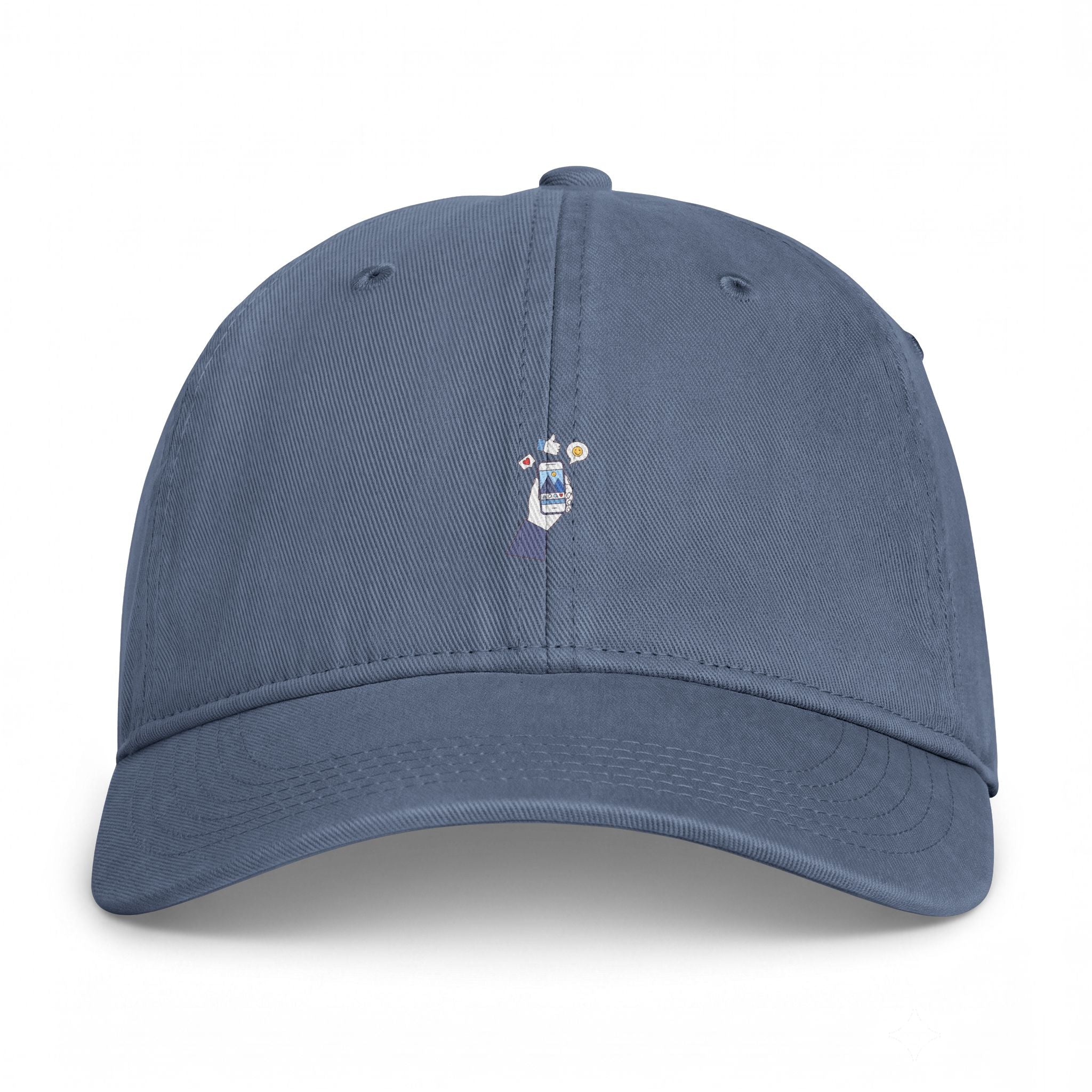Coastal Washed Cap - Embroidered Seagull Beach Dad Hat