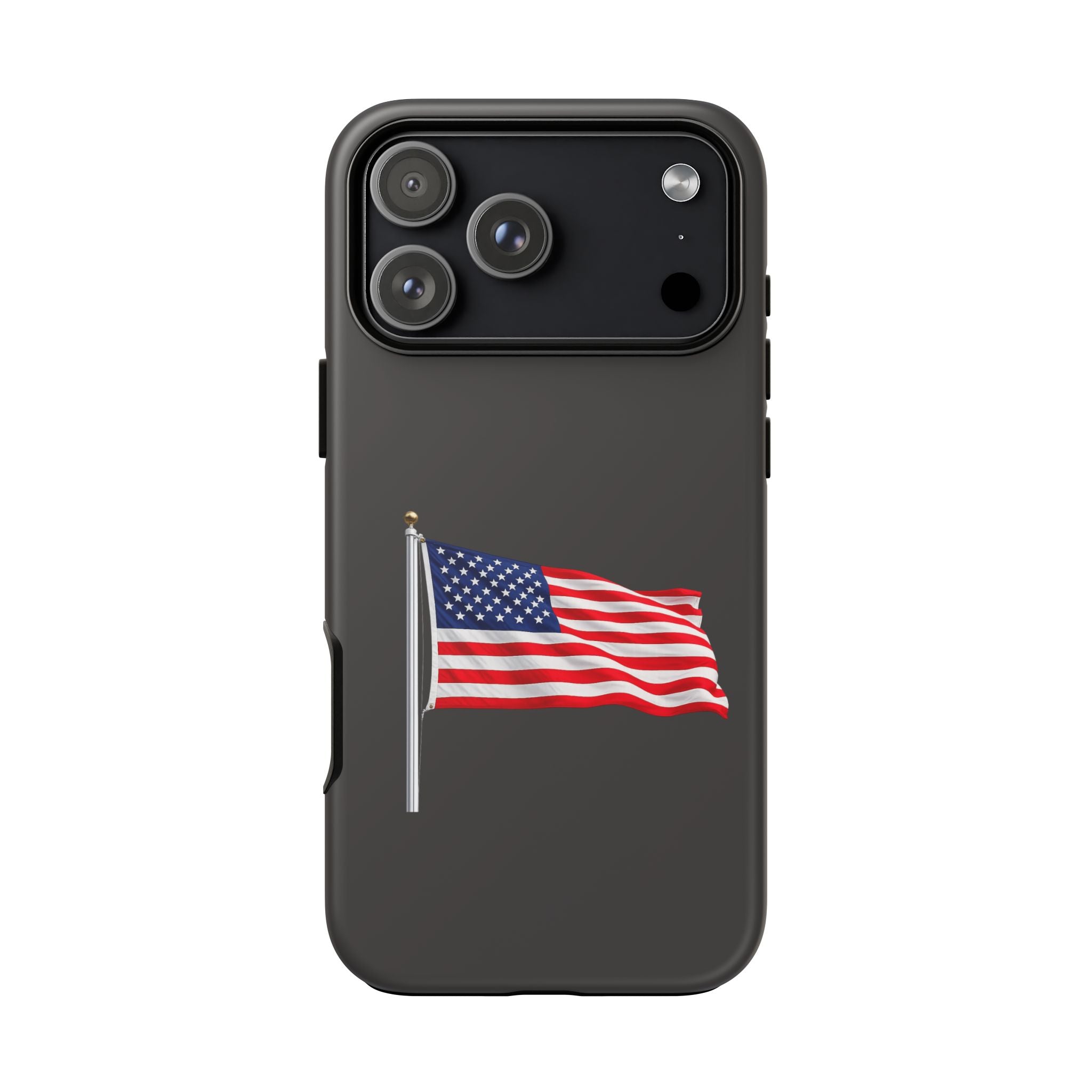 American Flag Tough Phone Case — Patriotic iPhone Protective Cover